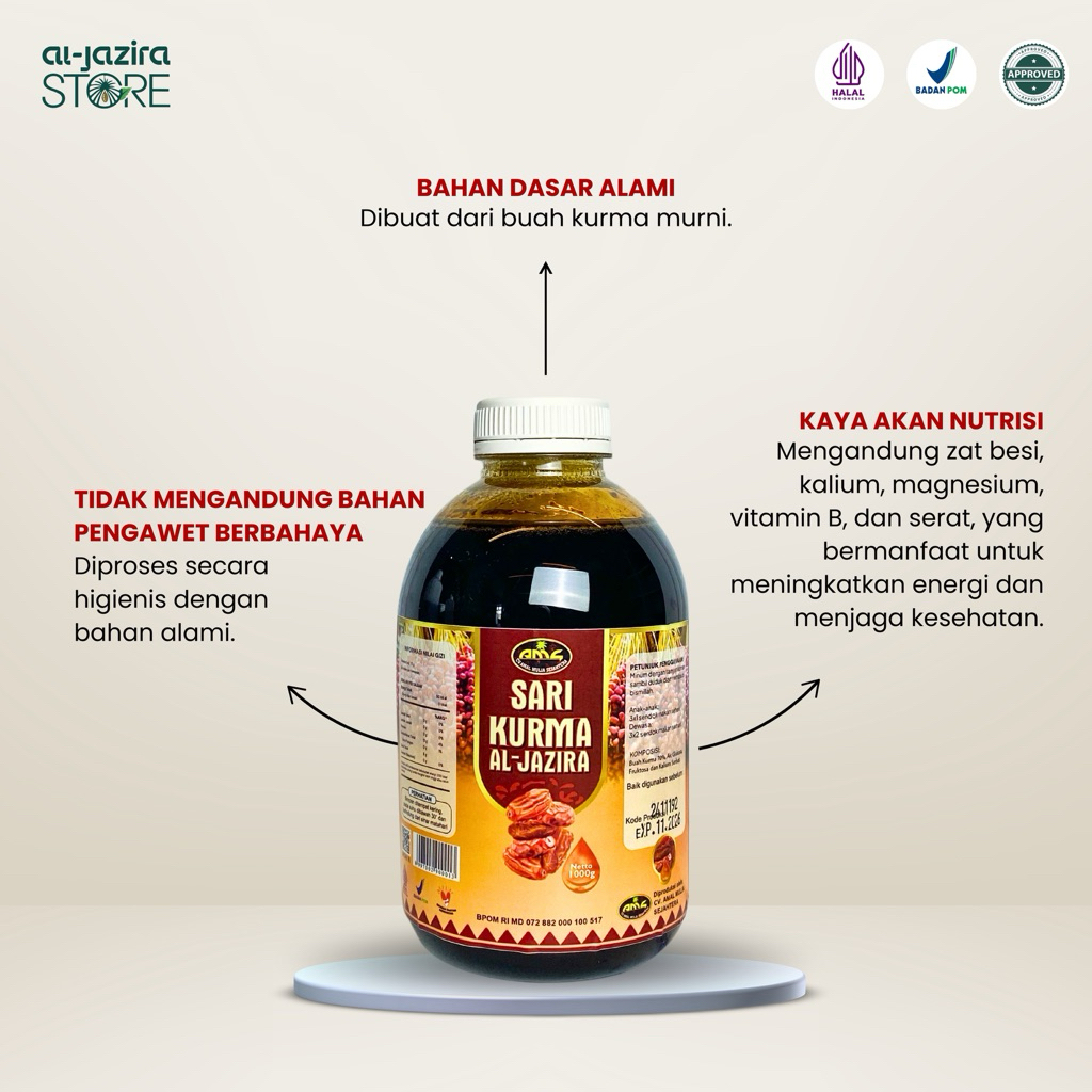 Al-Jazira Sari Kurma 1000Gr