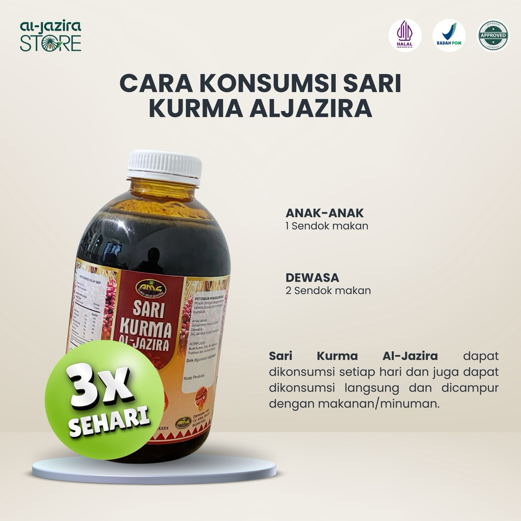 Al-Jazira Sari Kurma 1000Gr