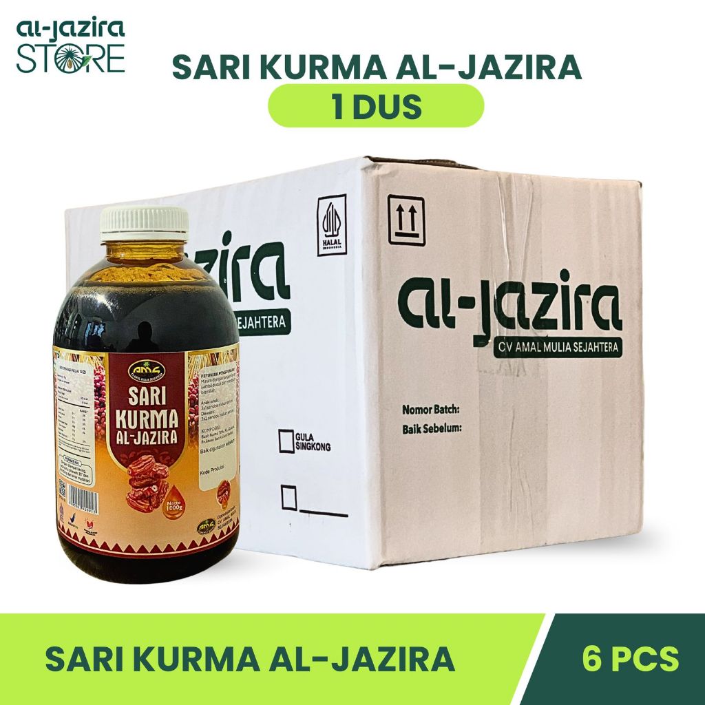 Al-Jazira Sari Kurma 1Kg Isi-6Pcs