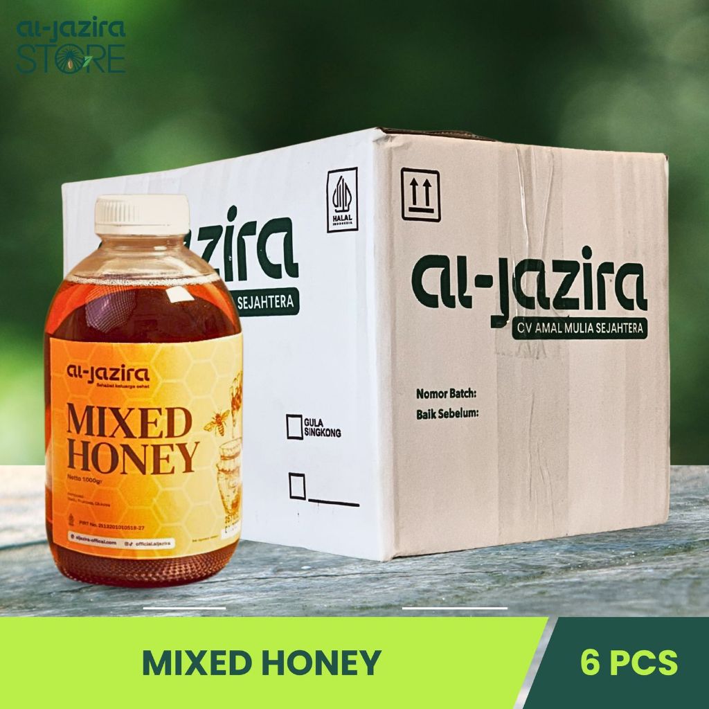 Al-Jazira Madu Multiflora 1Kg Isi-6Pcs