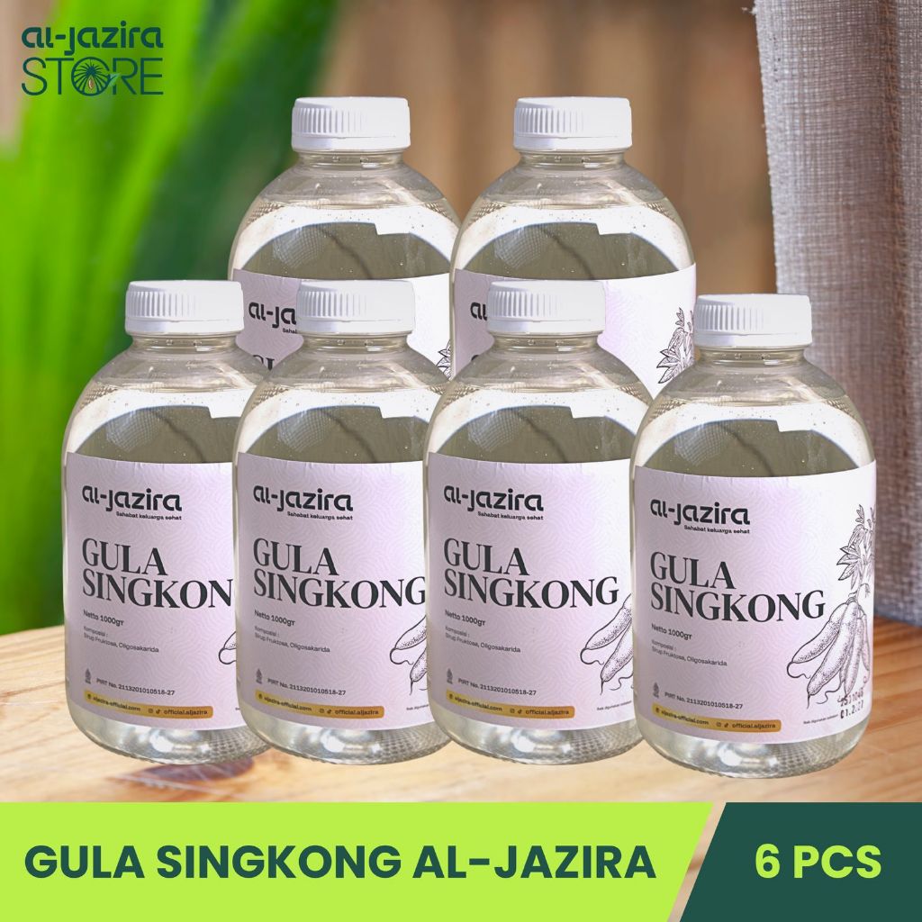 Al-Jazira Gula Cair Singkong 1Kg Isi-6Pcs