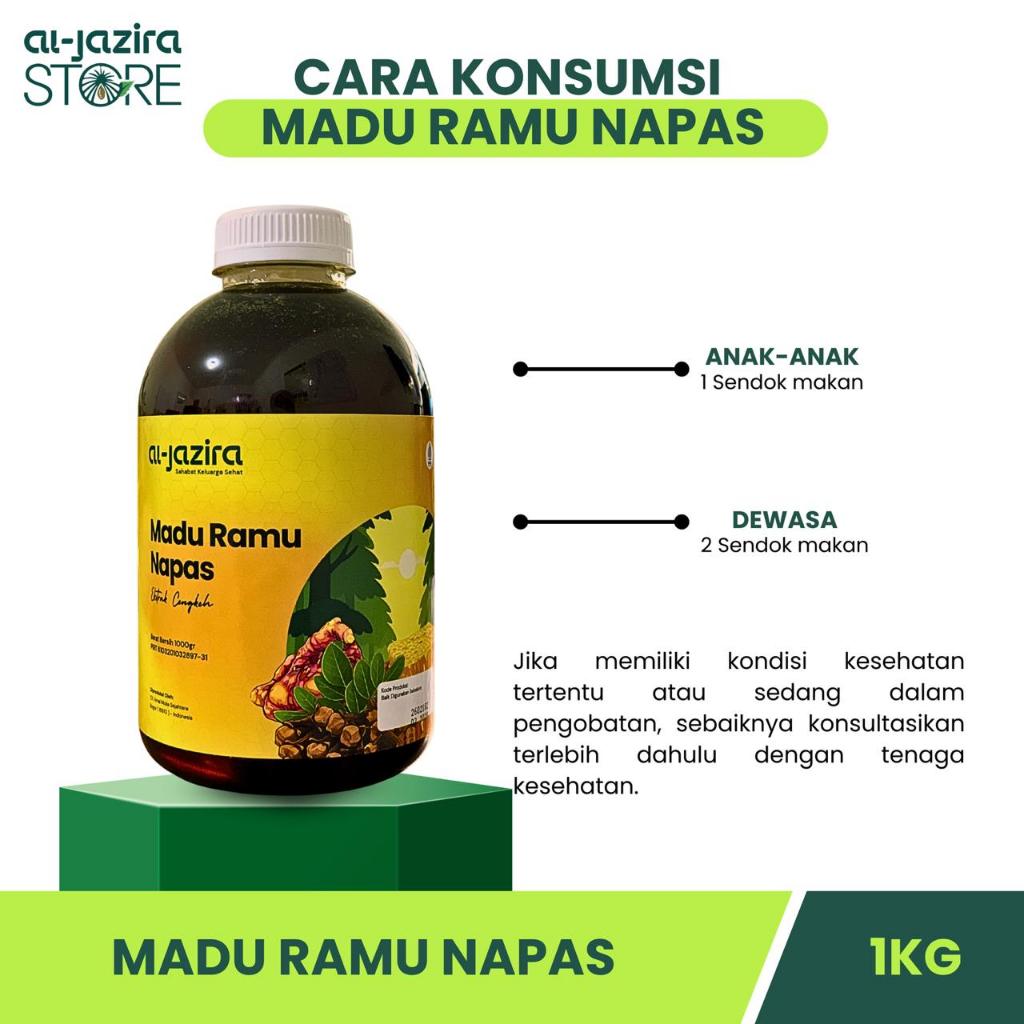 Al-Jazira Madu Ramu Napas Herbal 1Kg