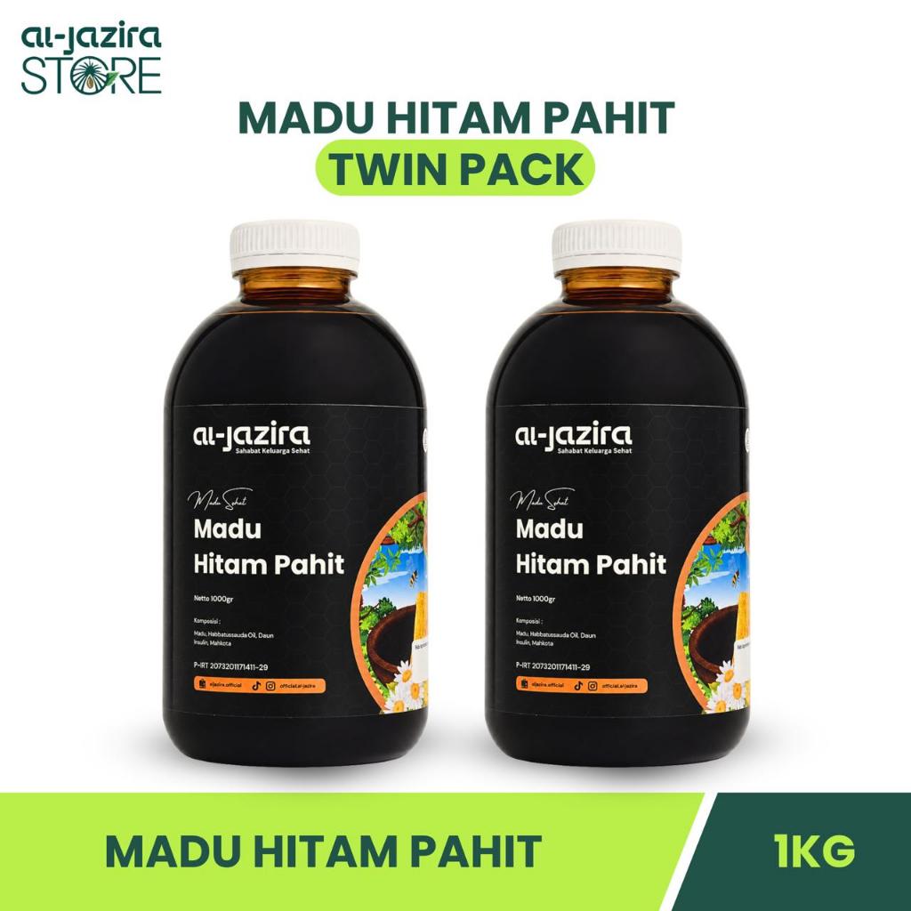 Al-Jazira Madu Hitam Pahit 1Kg