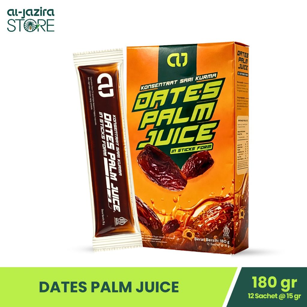 Al-Jazira Dates Palm Juice 180Gr Isi-12 Stick