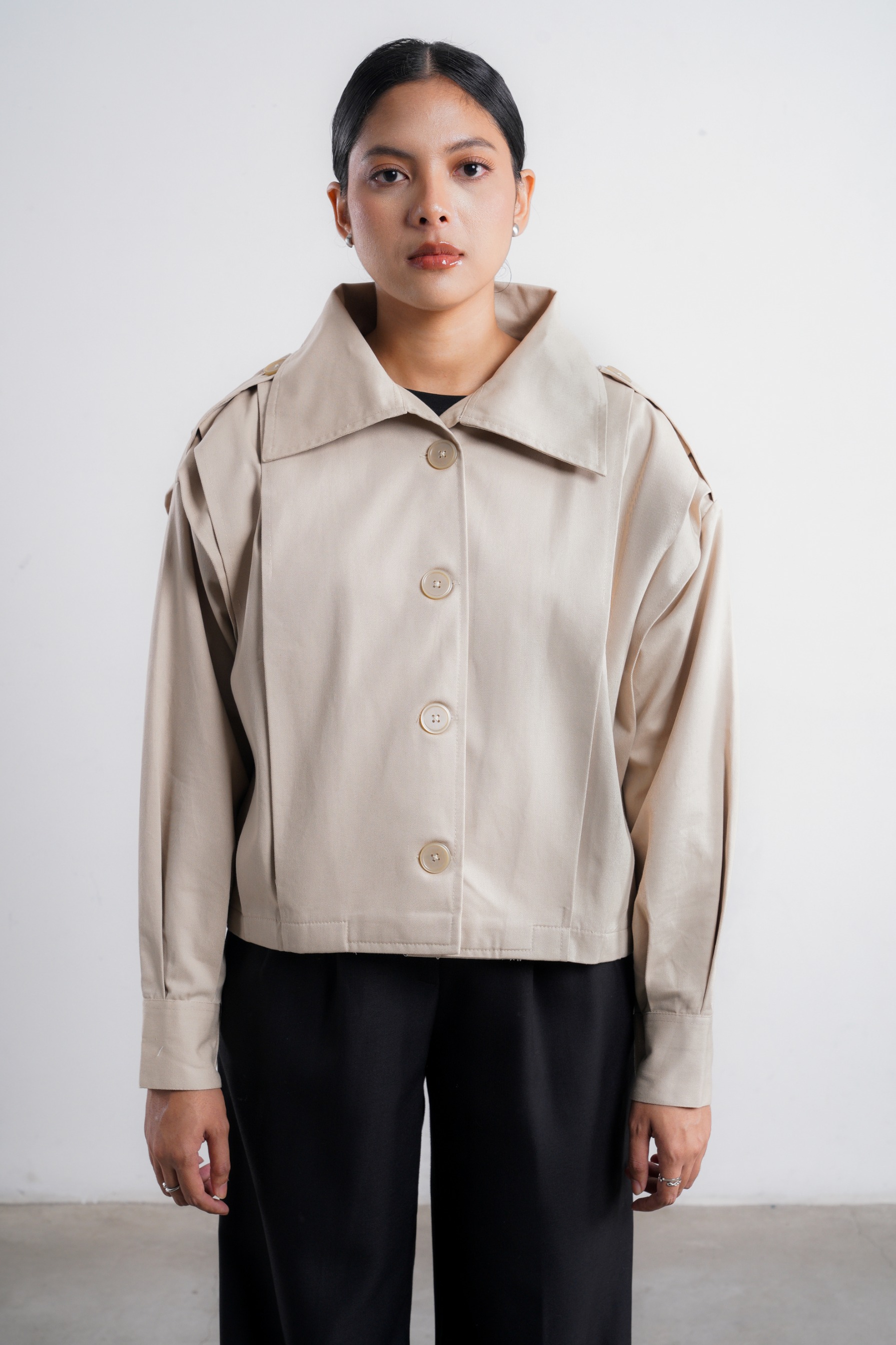 Lara Pleated Jacket