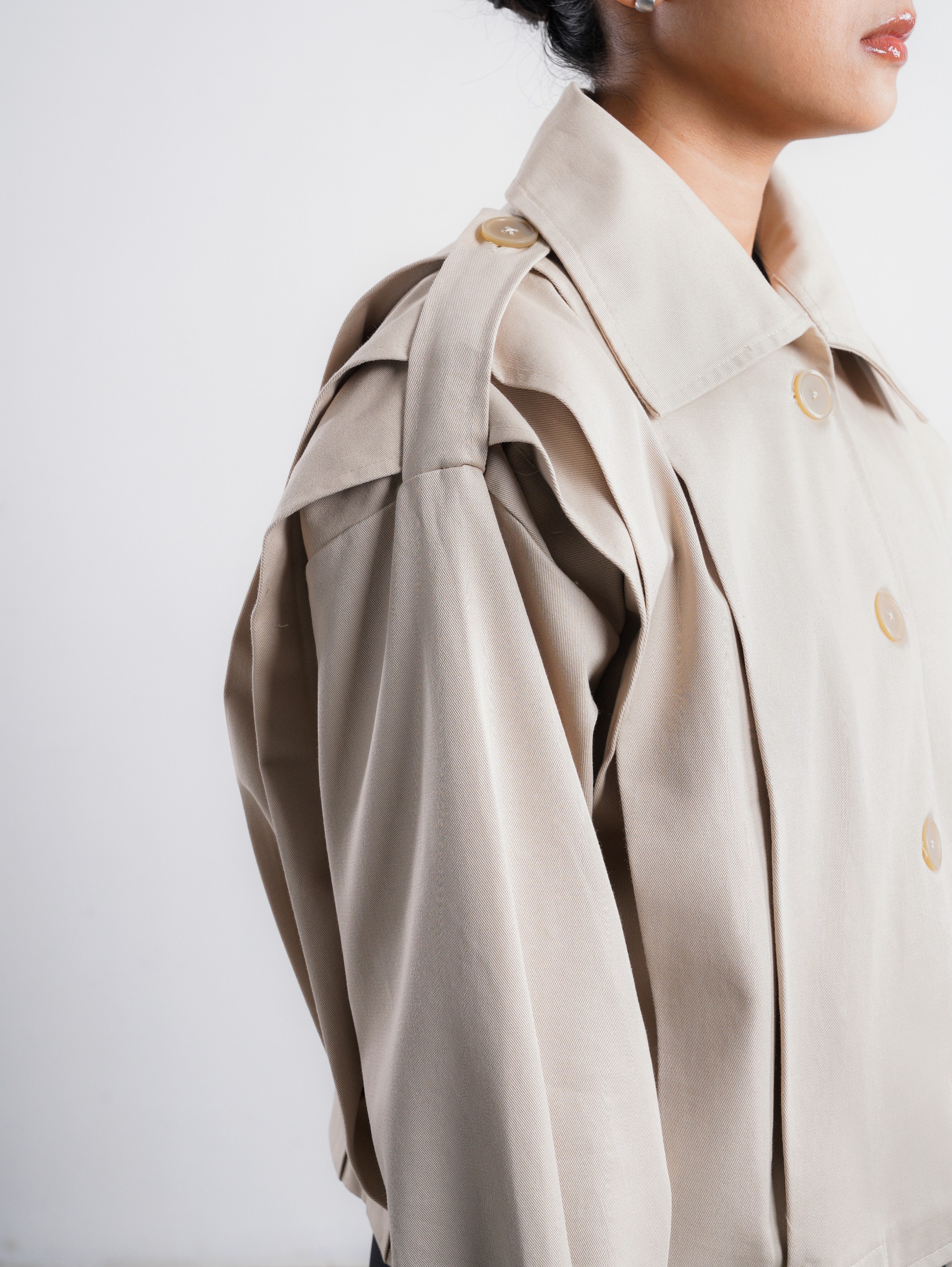 Lara Pleated Jacket