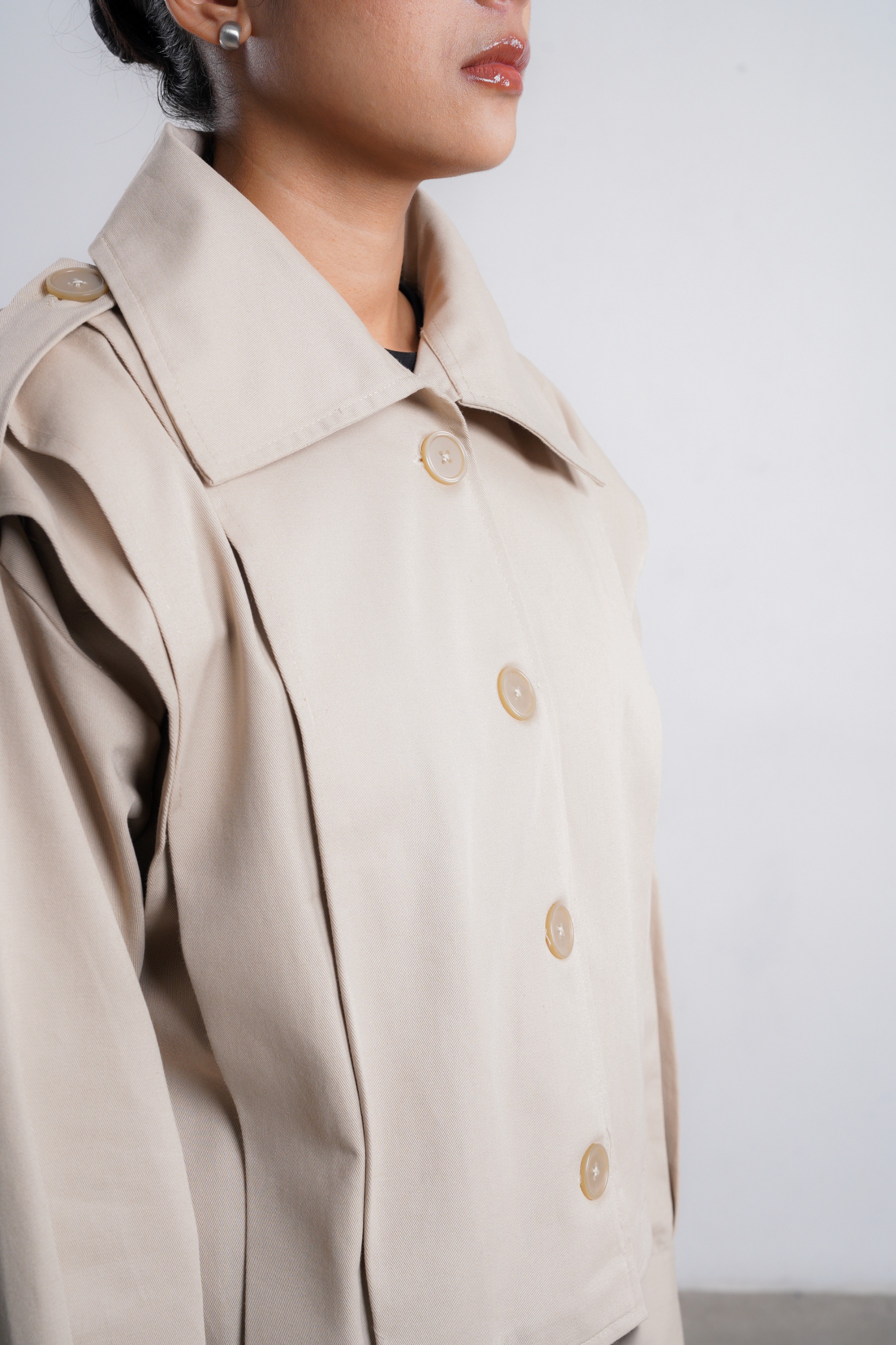 Lara Pleated Jacket