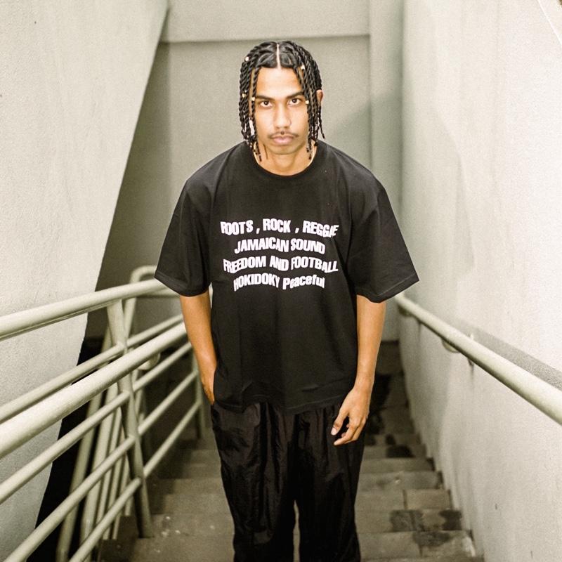 HOKIDOKY ROOTS T-SHIRT BLACK