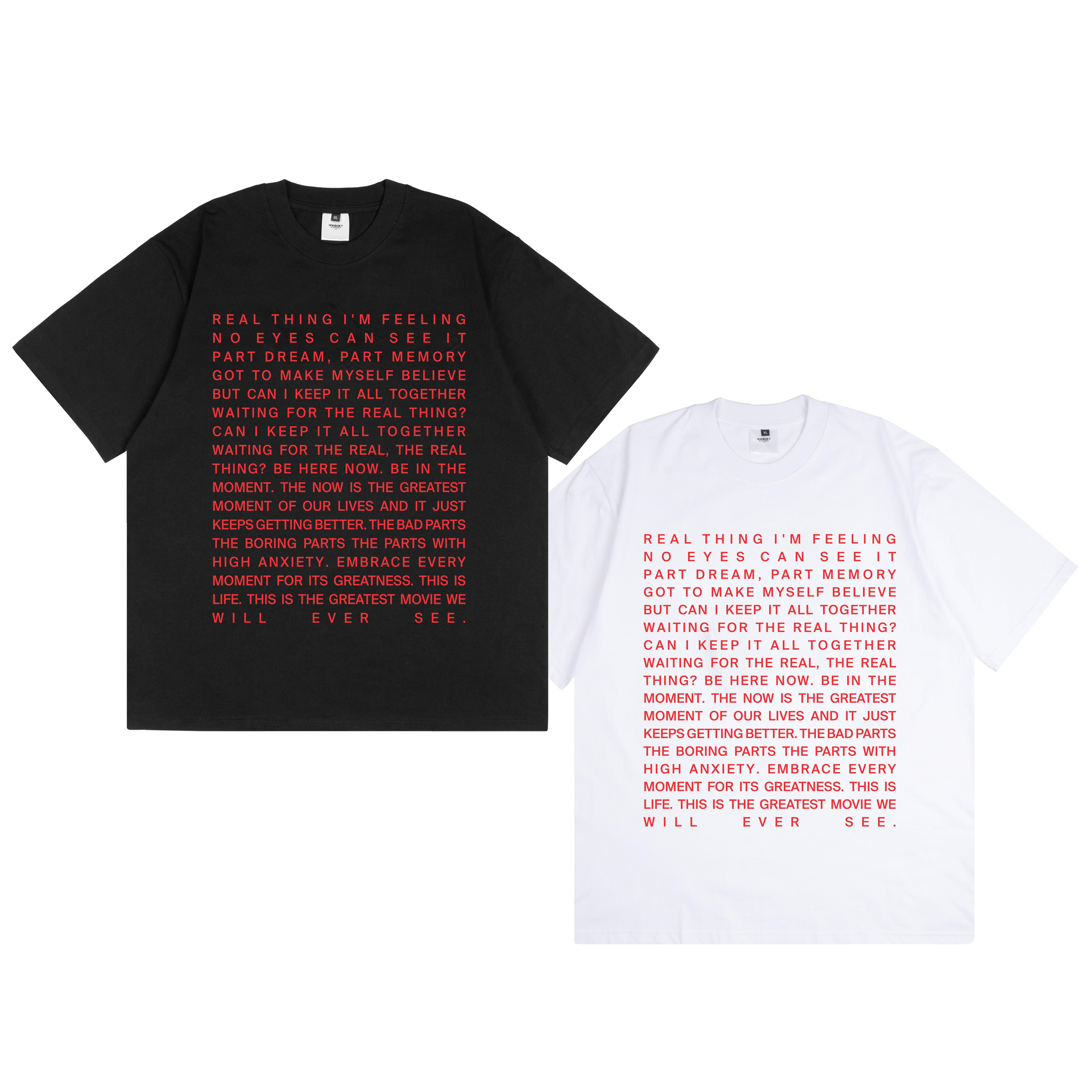 HOKIDOKY ALENA T-SHIRT BLACK - WHITE