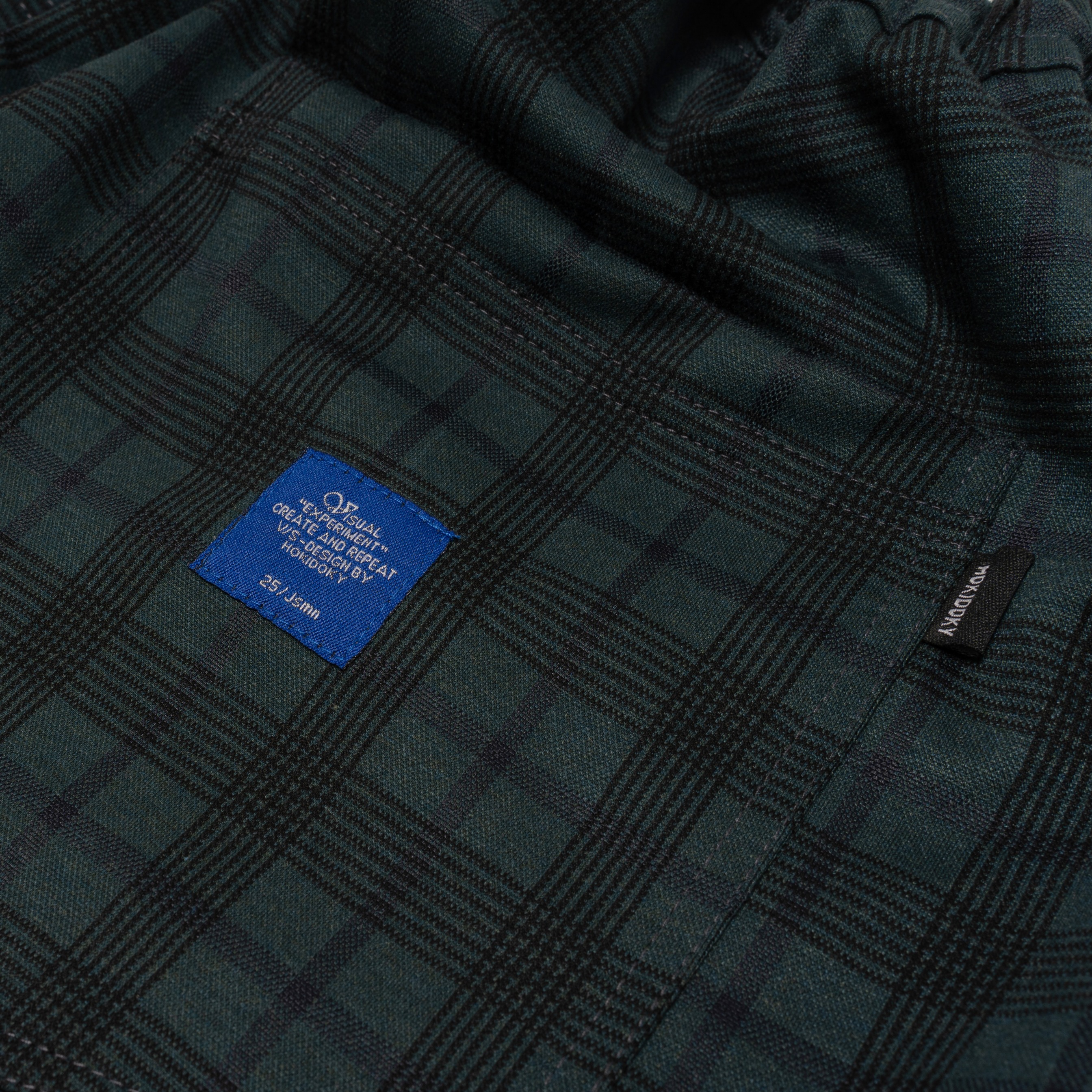 HOKIDOKY JORTS PANTS PLAIDSHORT GREEN