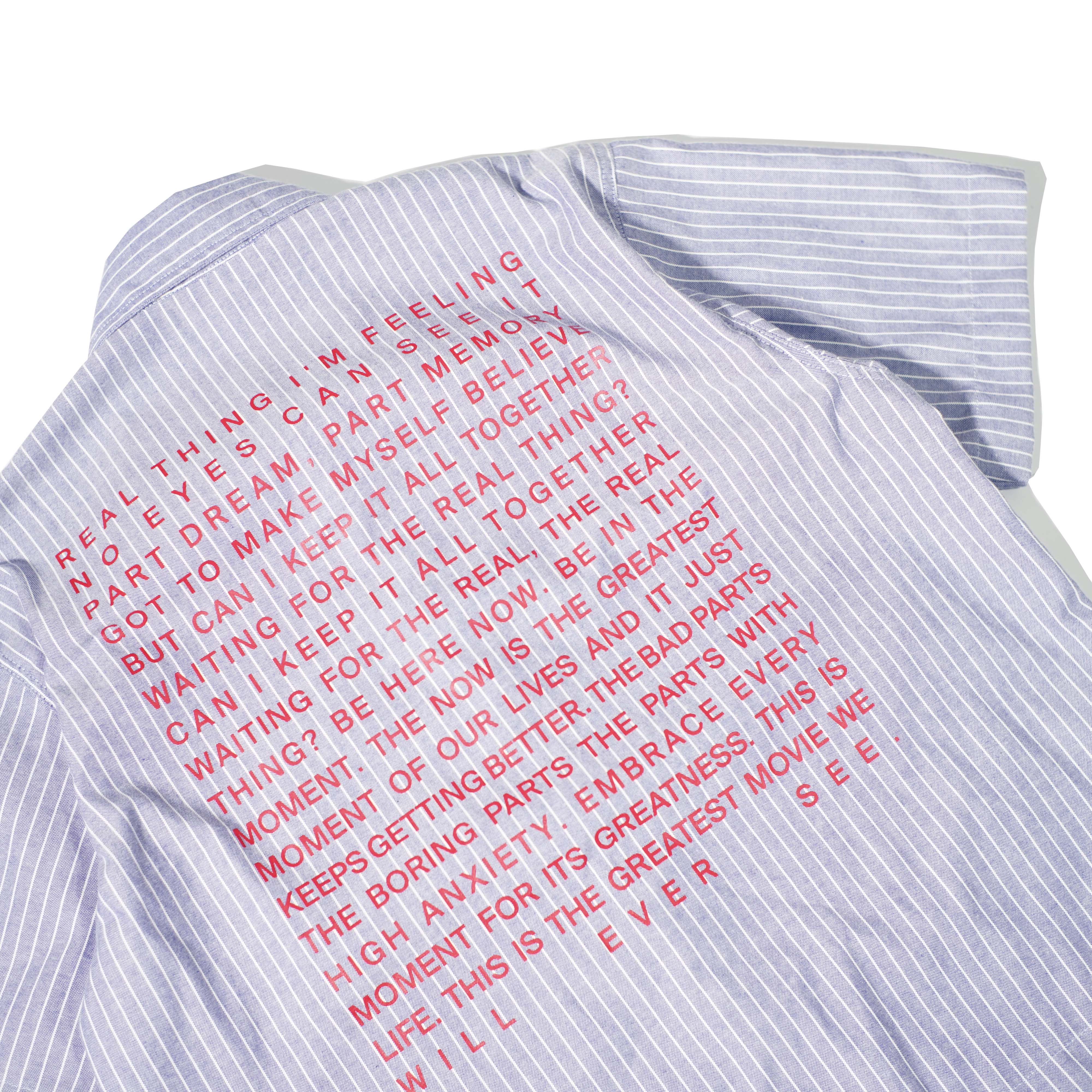 HOKIDOKY ALENA BOXY STRIPE SHIRT BLUE