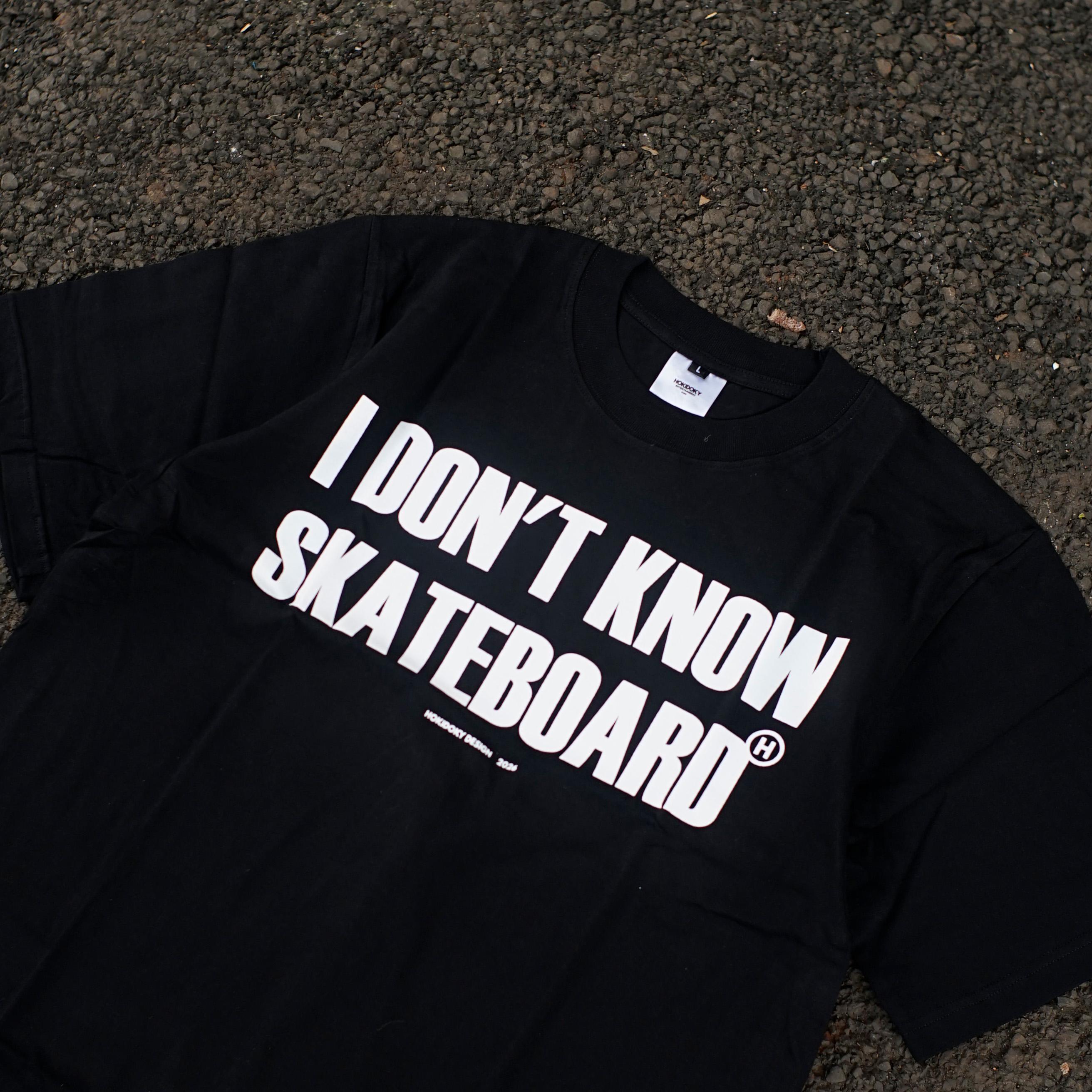 HOKIDOKY SKATE T-SHIRT BLACK