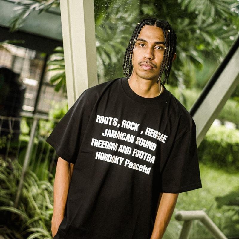 HOKIDOKY ROOTS T-SHIRT BLACK