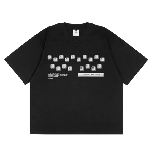 HOKIDOKY KEYBOARD T-SHIRT BLACK