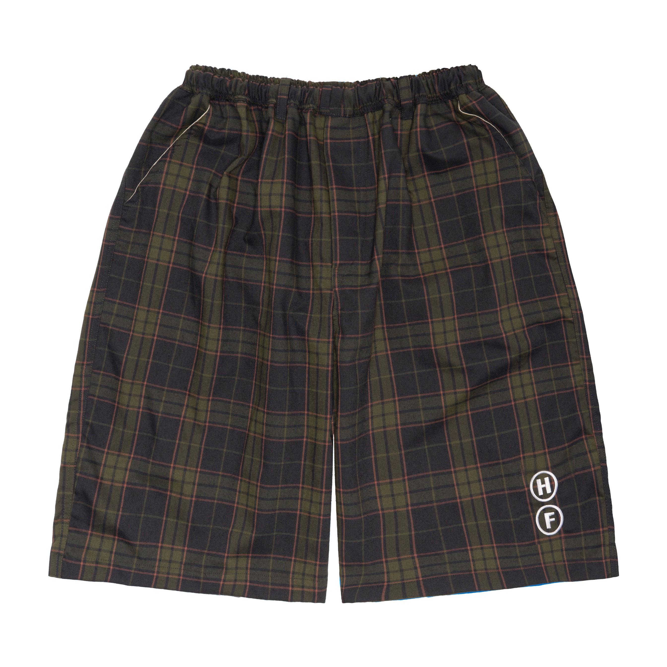 HOKIDOKY JORTS PANTS PLAIDSHORT BROWN