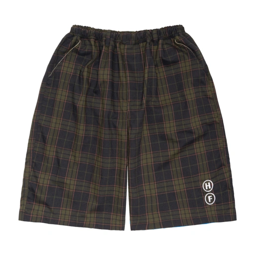 HOKIDOKY JORTS PANTS PLAIDSHORT BROWN