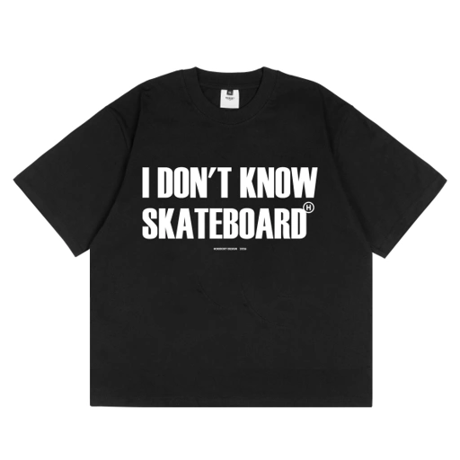 HOKIDOKY SKATE T-SHIRT BLACK