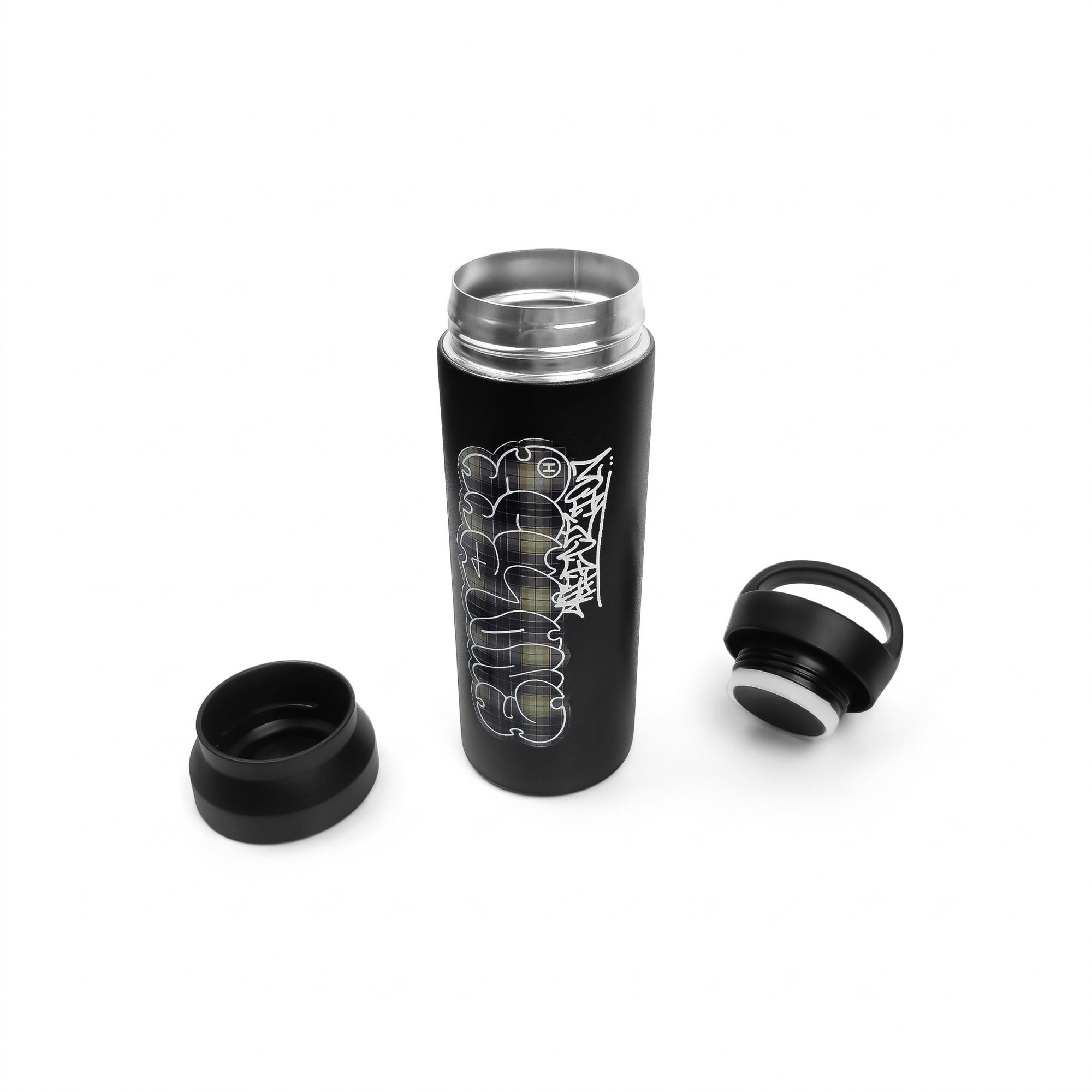 HOKIDOKY PLAID TUMBLER INSULATED 500ML