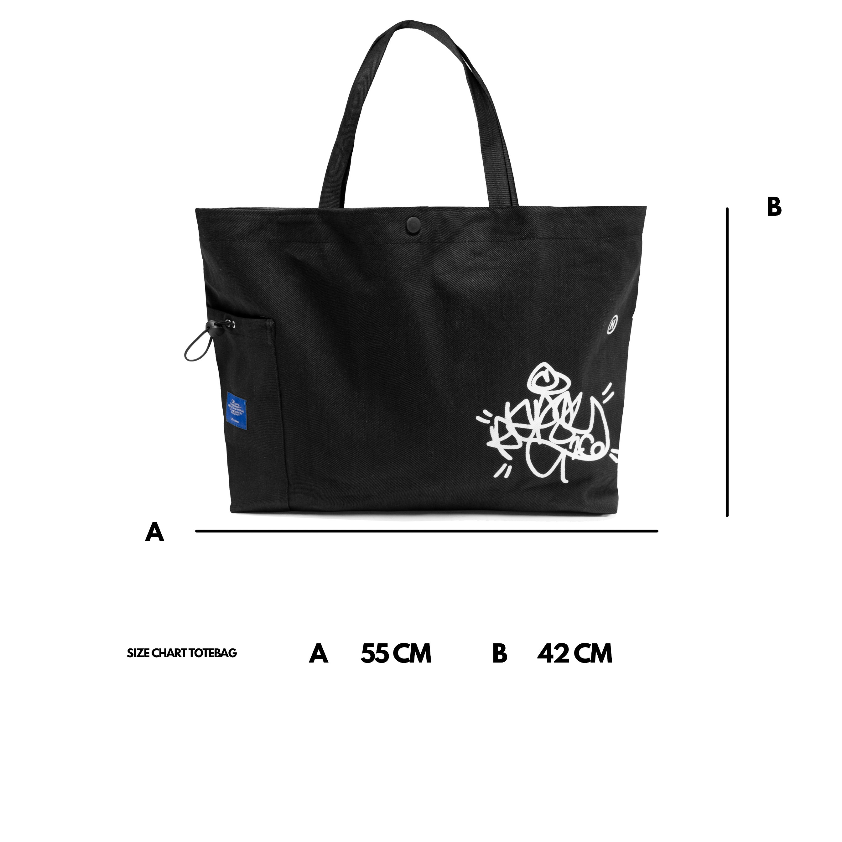 HOKIDOKY X RAPSY X CAKES TOTEBAG
