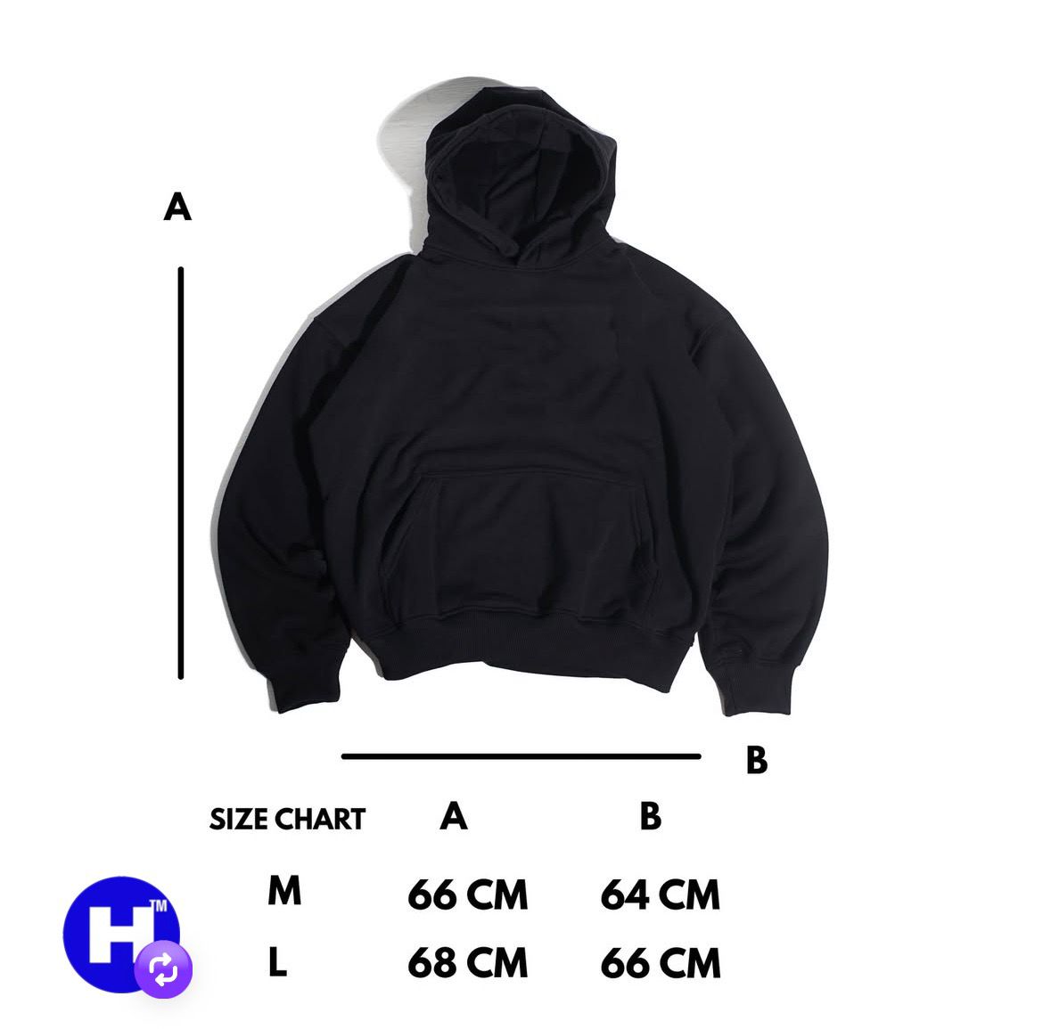 HOKIDOKY FOREVER BOXY PULLOVER HOODIE BLACK