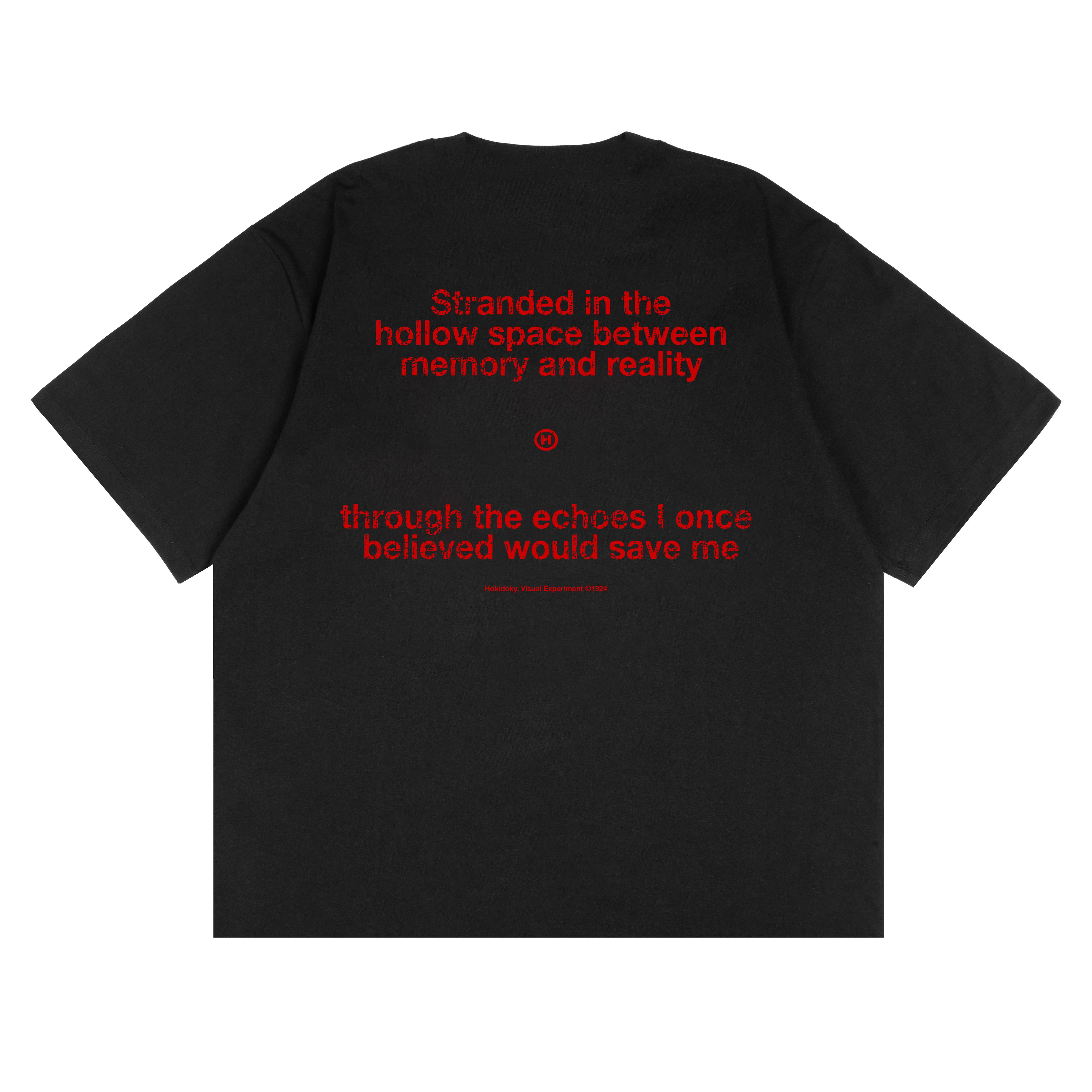 HOKIDOKY FLOWER T-SHIRT BLACK