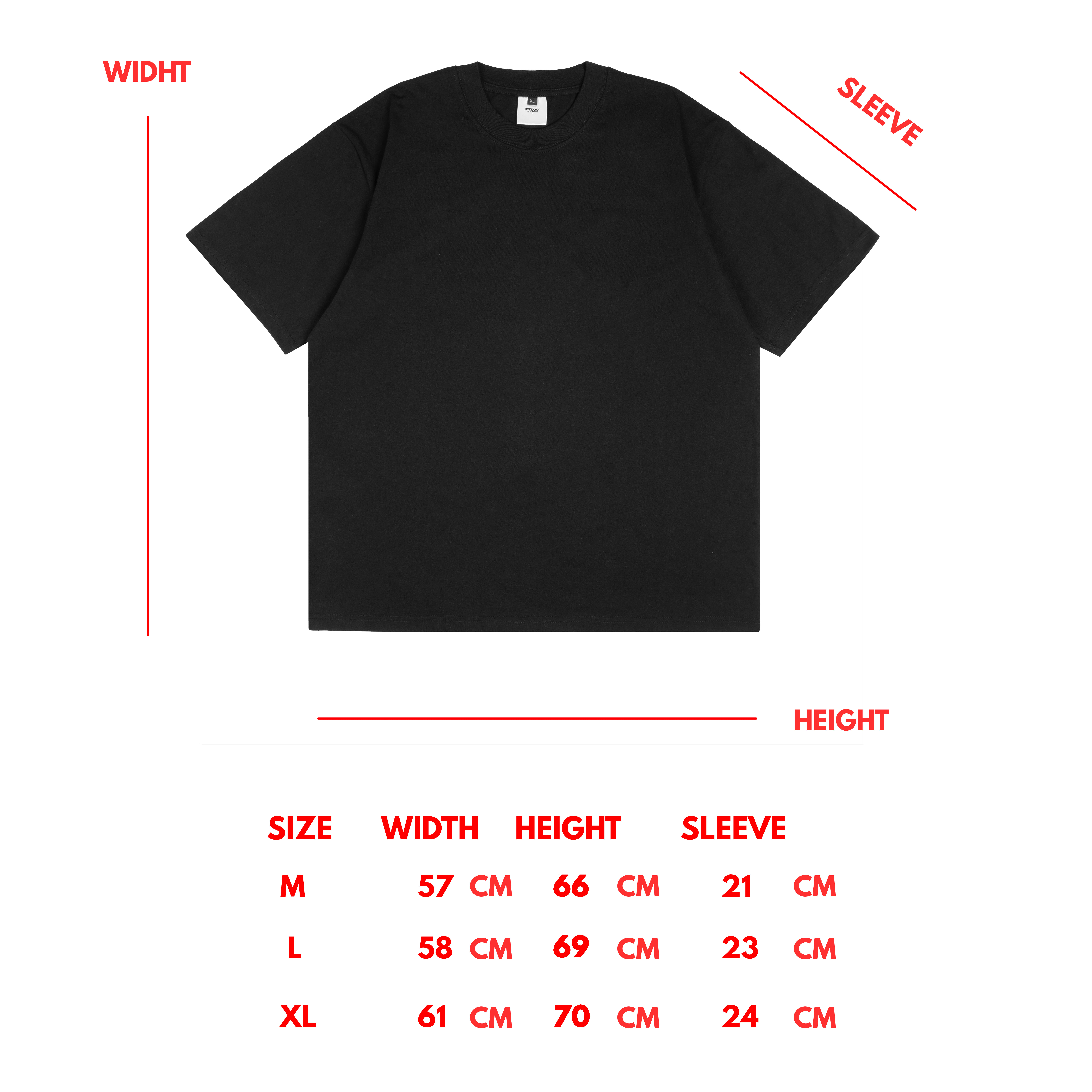 HOKIDOKY JASMINE T-SHIRT BLACK