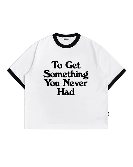 HOKIDOKY RINGER TEE WHITE