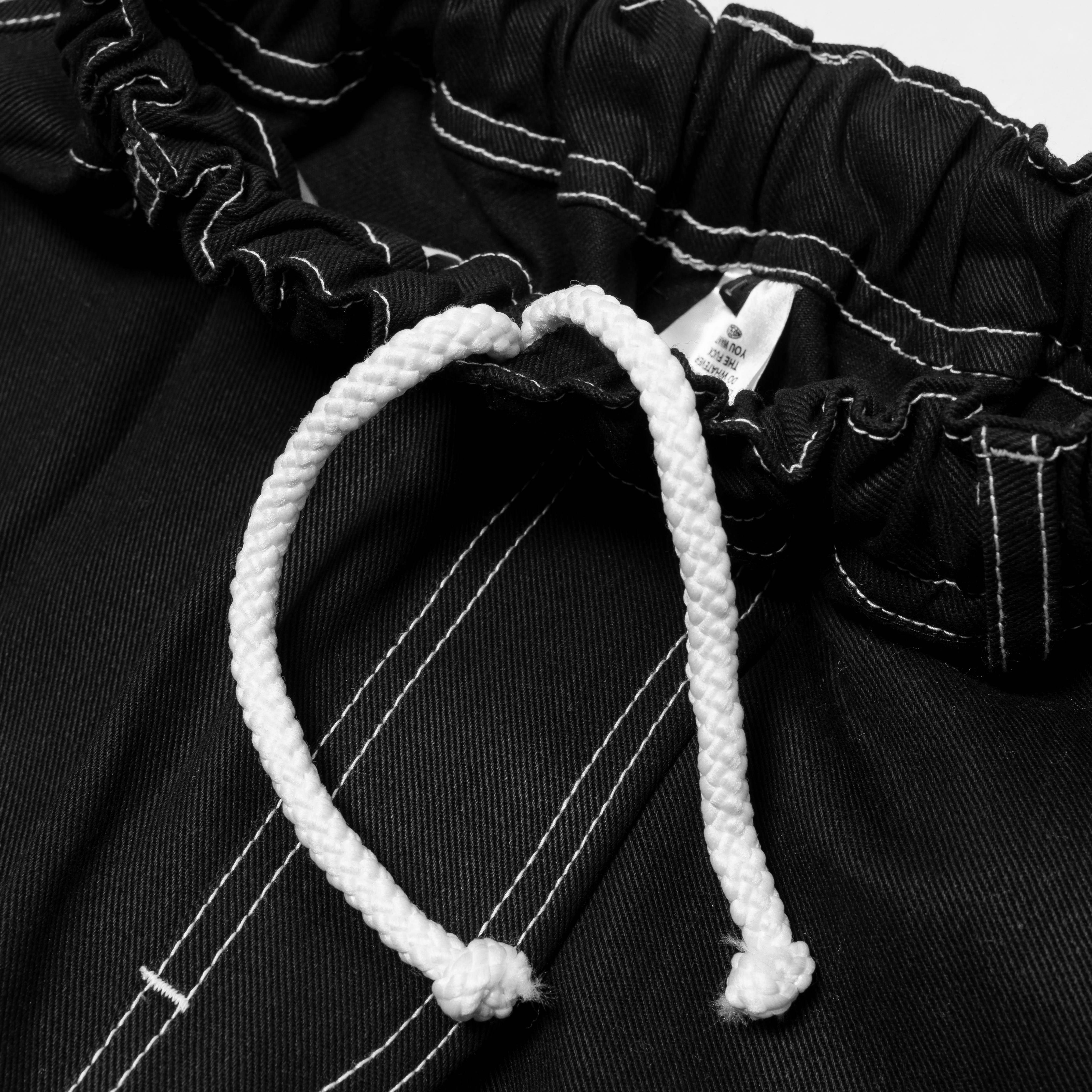 HOKIDOKY JORTS PANTS DENIM BLACK