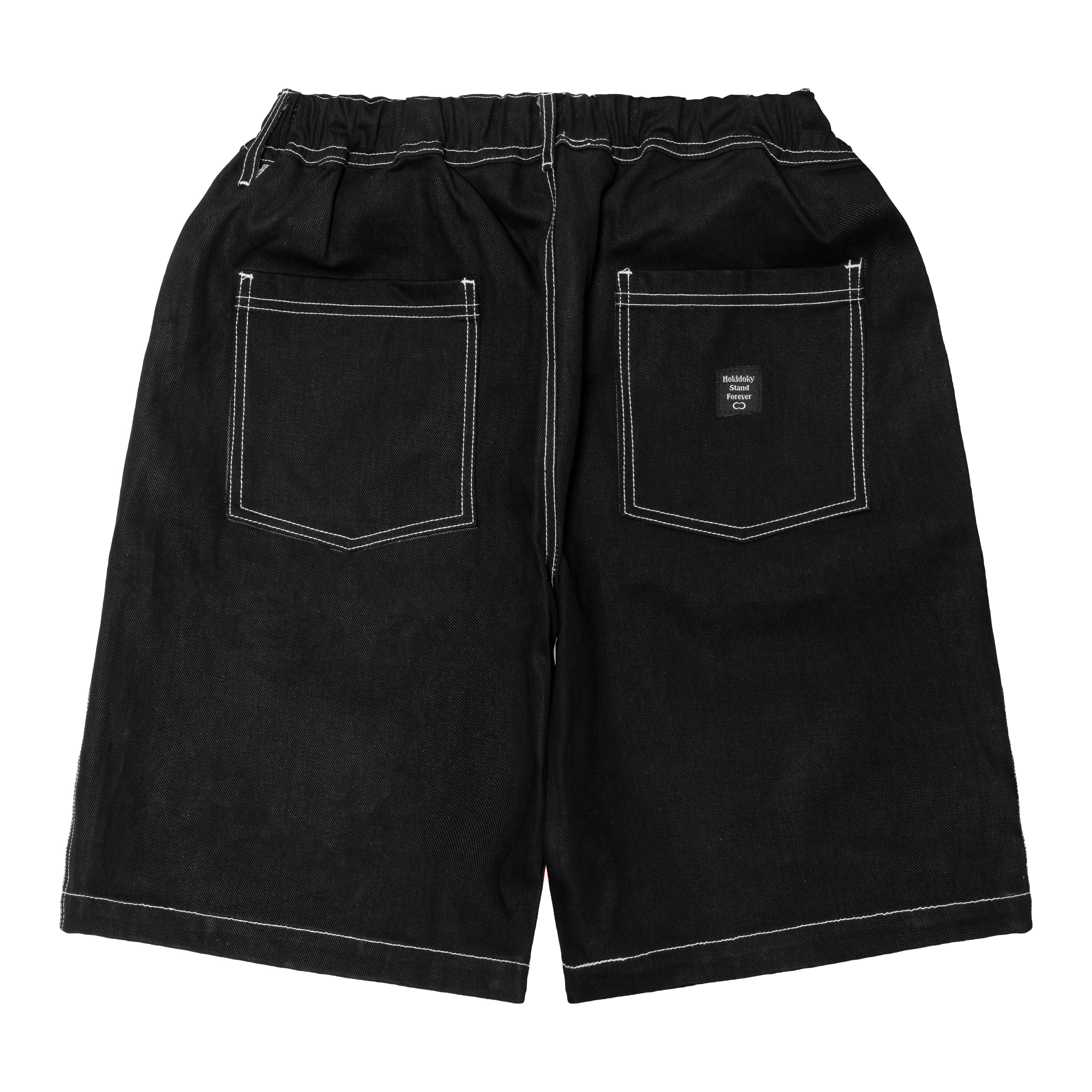 HOKIDOKY JORTS PANTS DENIM BLACK
