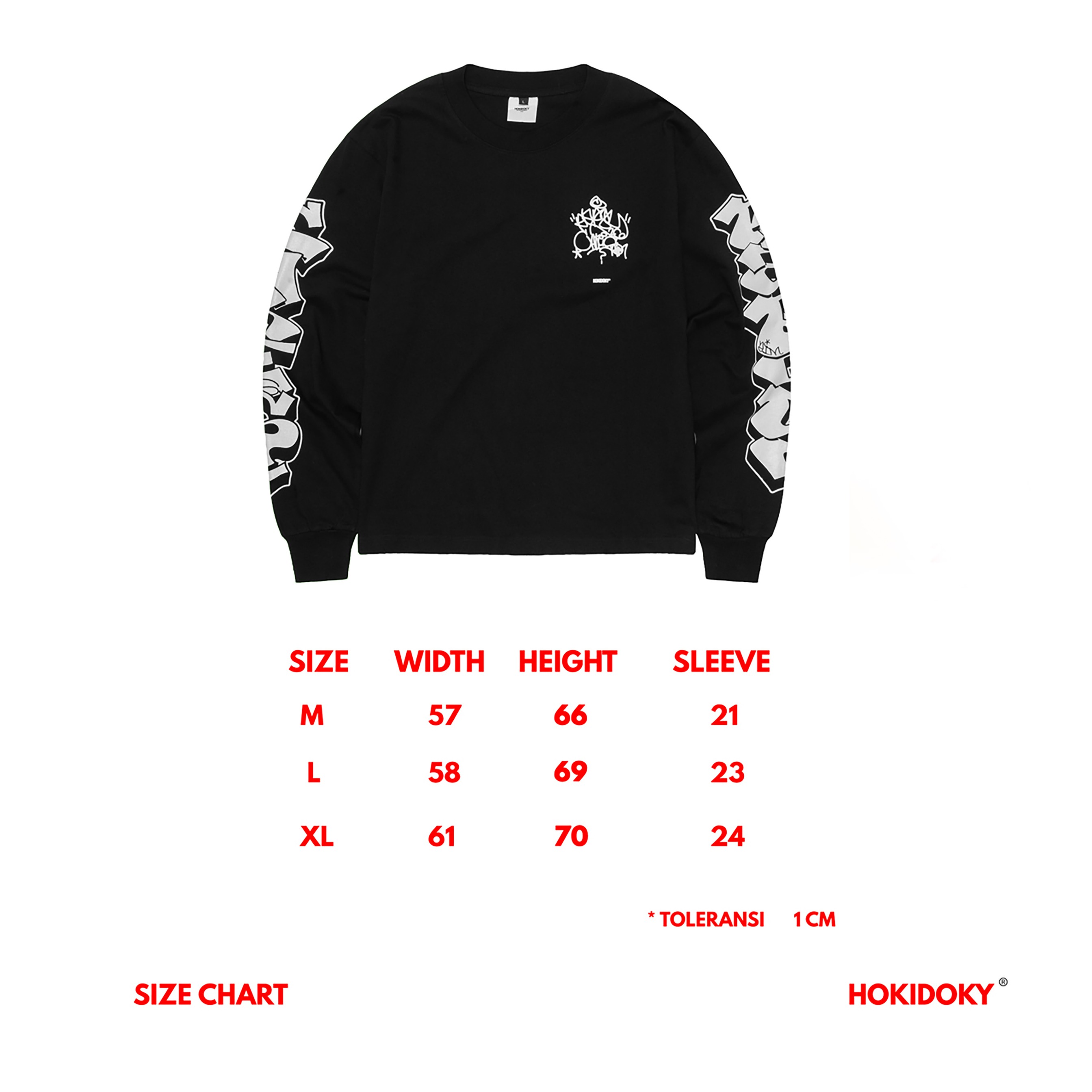HOKIDOKY X RAPSY X CAKES LONGSLEEVE BLACK