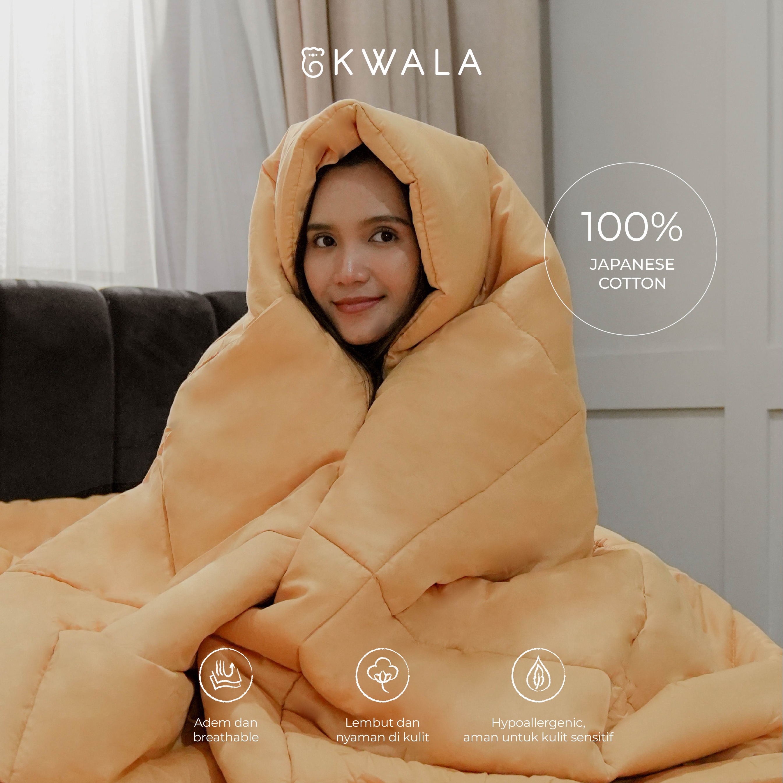 KWALA Pure Japanese Cotton Bedcover