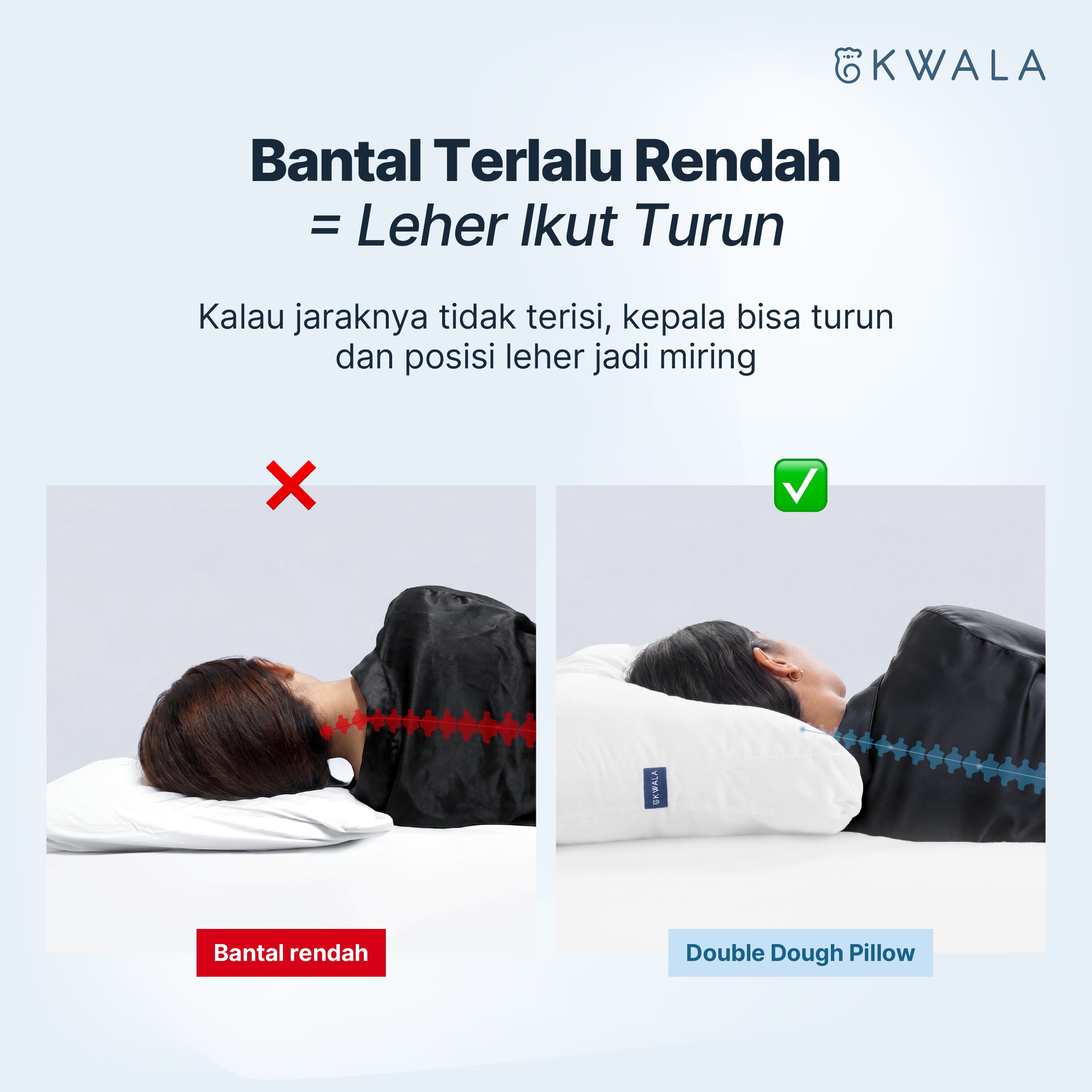 KWALA Double Dough Pillow