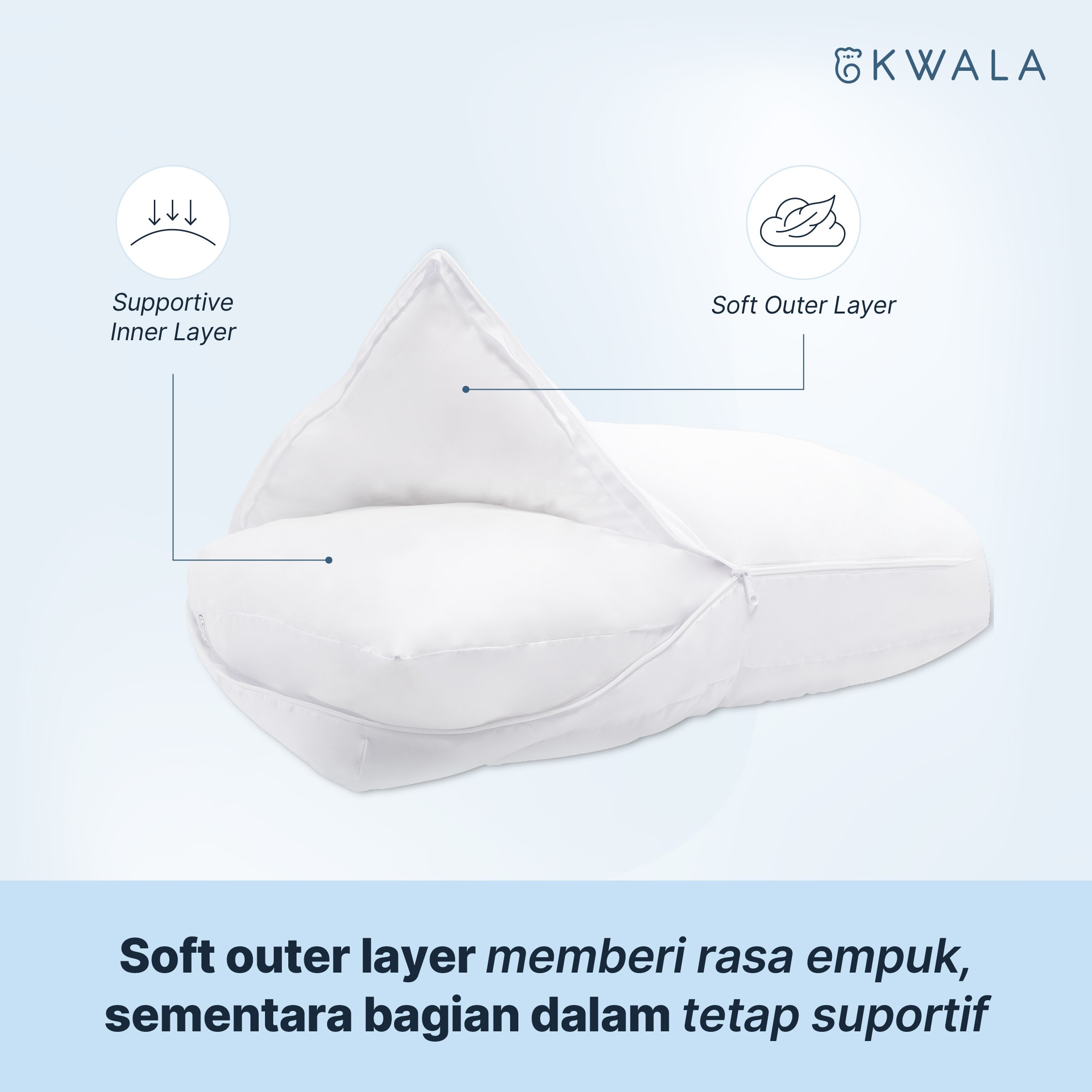 KWALA Double Dough Pillow