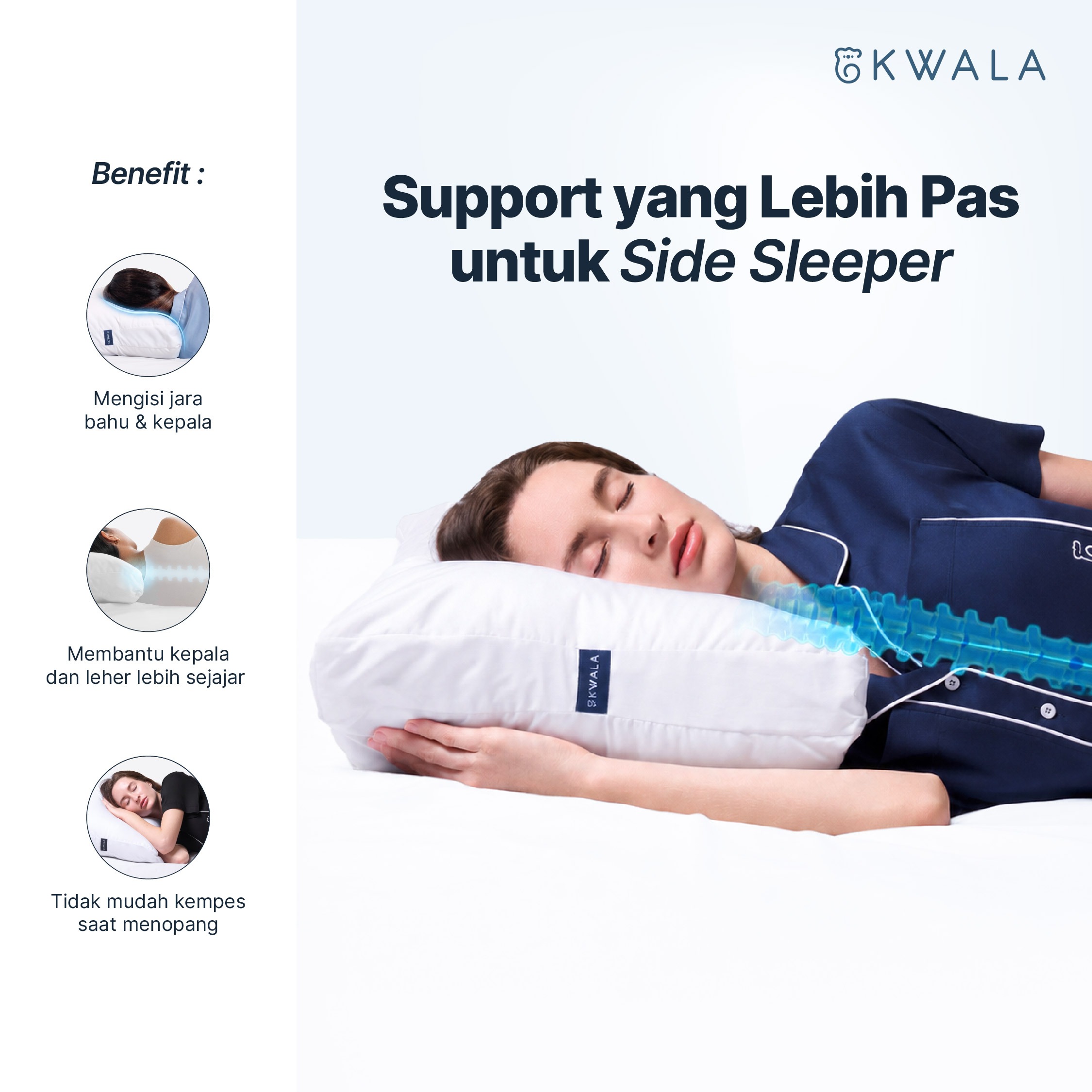 KWALA Double Dough Pillow