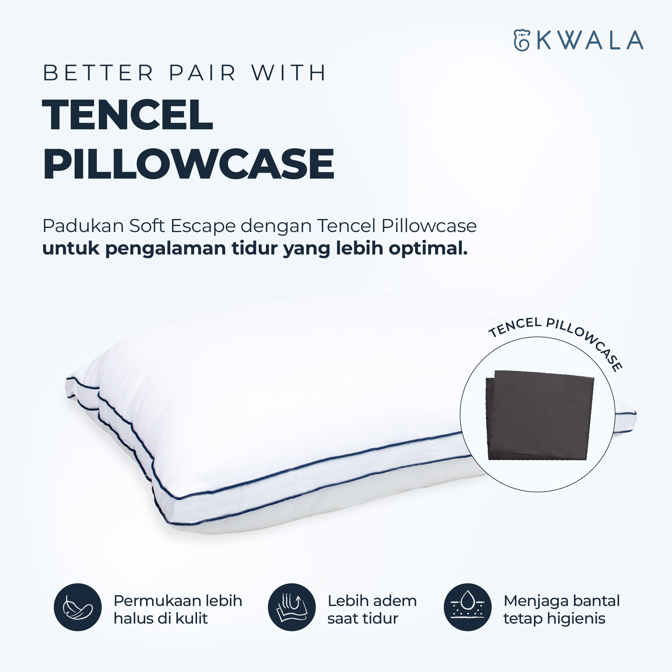 KWALA Soft Escape Pillow