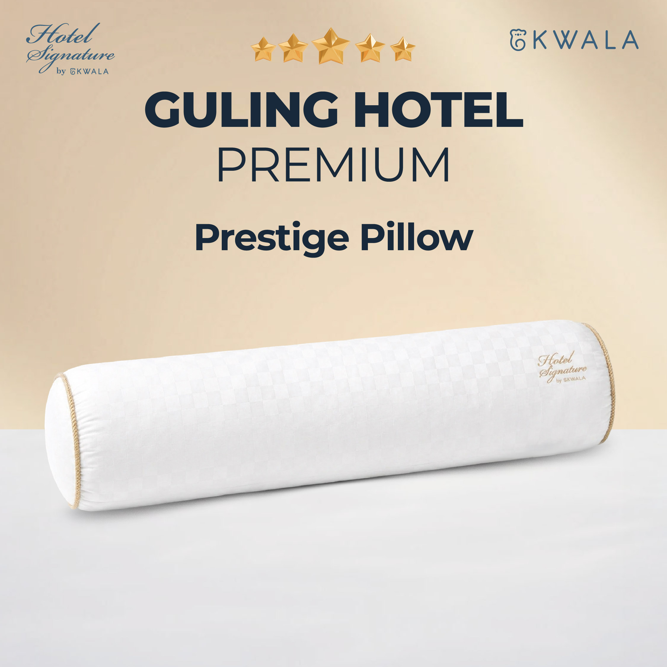 KWALA Prestige Bolster Hotel Signature | Guling Tidur Hotel Bintang 5 | Guling Hotel Premium | Guling Empuk | Guling Anti Alergi | Guling Tidur Nyaman | Guling Premium | Guling Tidur Dewasa | Anti Kempes | Guling Murah | Guli
