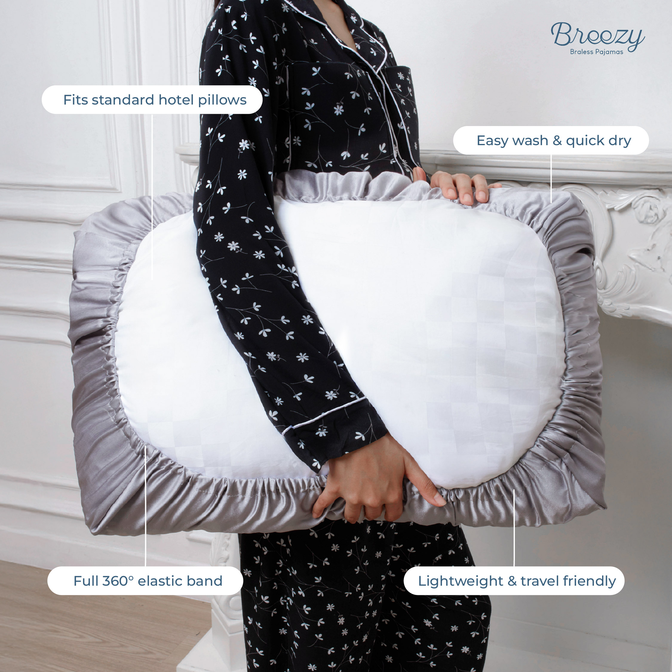 KWALA Travel Pillow Case