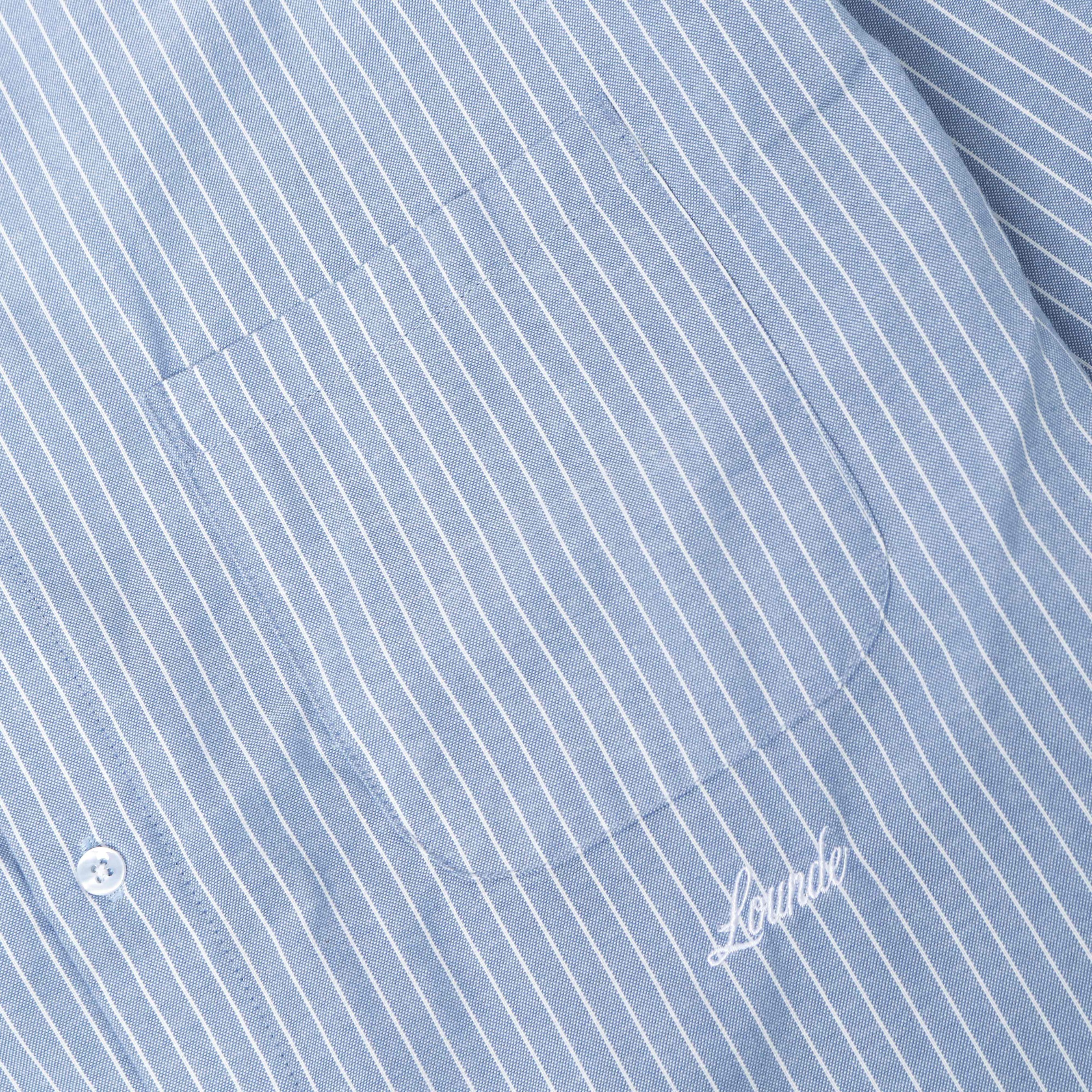 LOUNDE 2-Tone Shirt Blue Pink