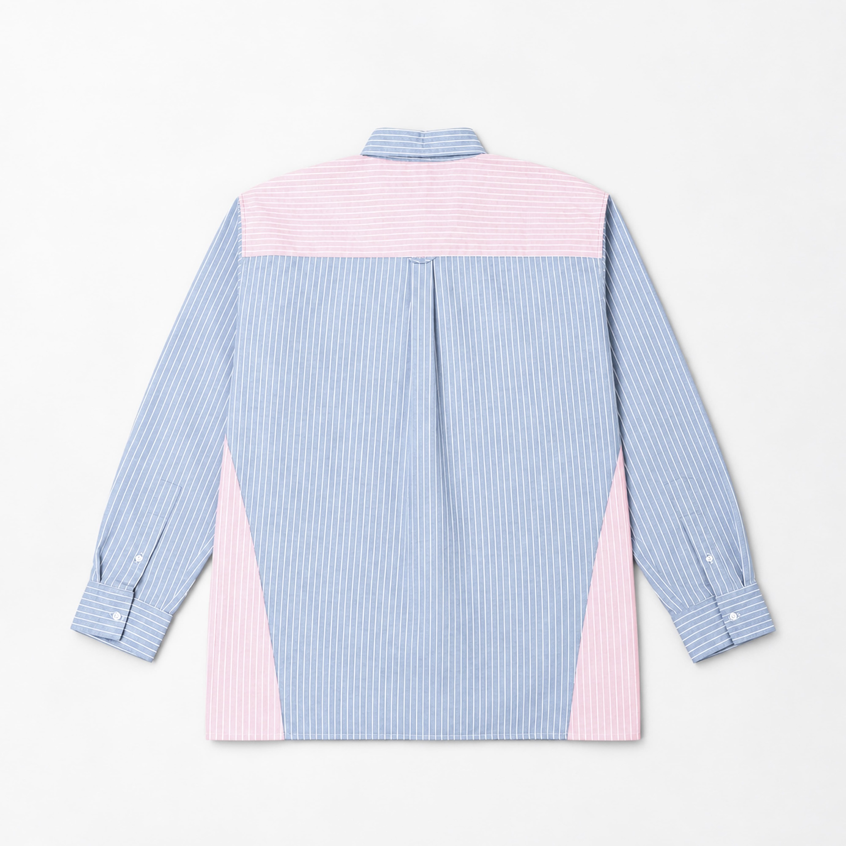 LOUNDE 2-Tone Shirt Blue Pink