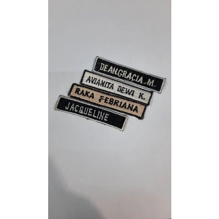 RIska Seragam Bordir Nama