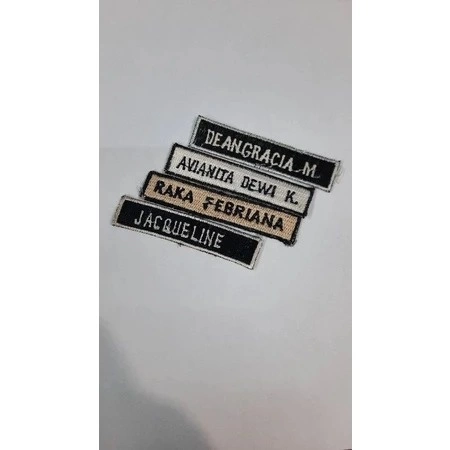 RIska Seragam Bordir Nama