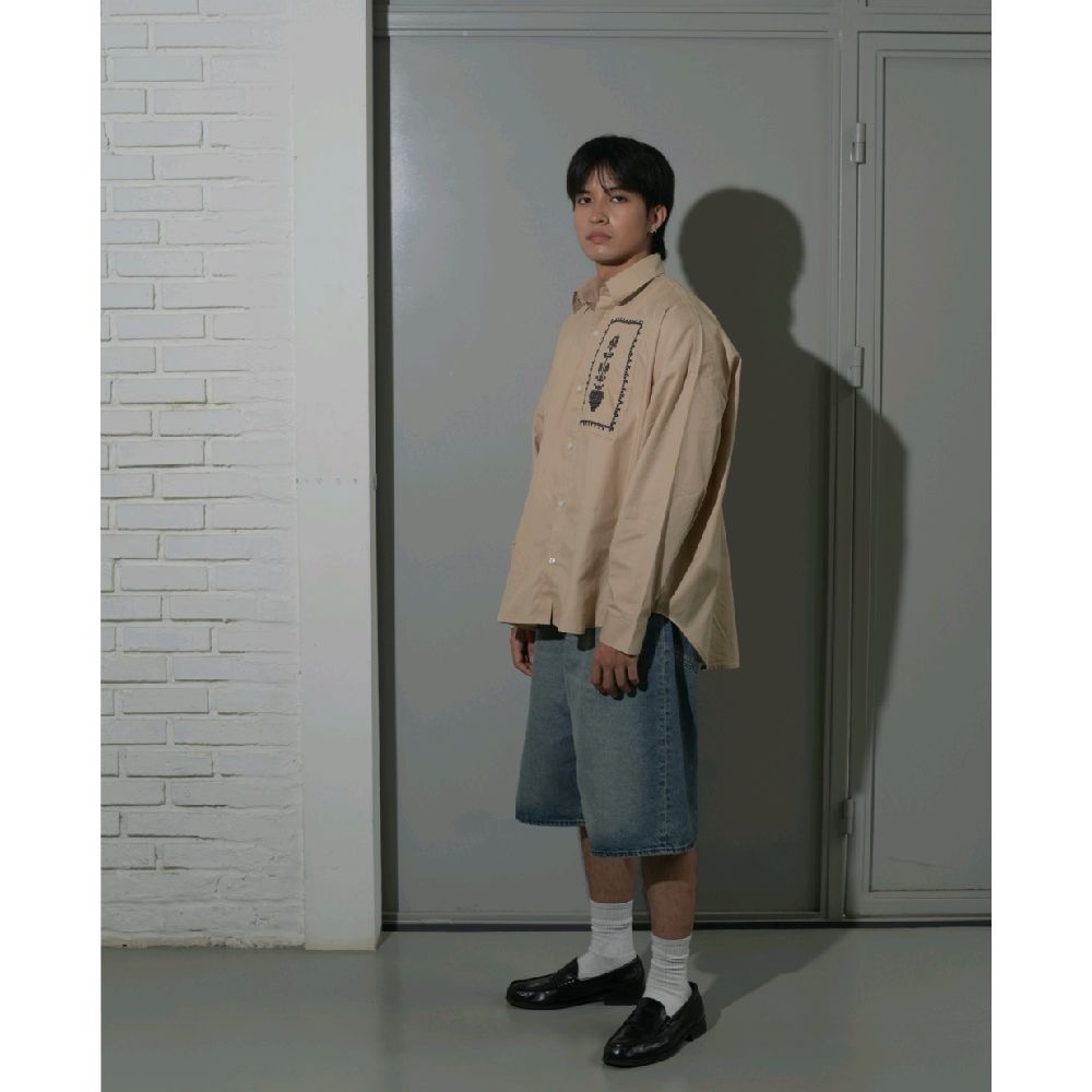 Wave Sleeve Shirt