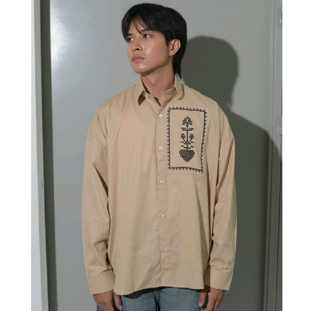 Wave Sleeve Shirt