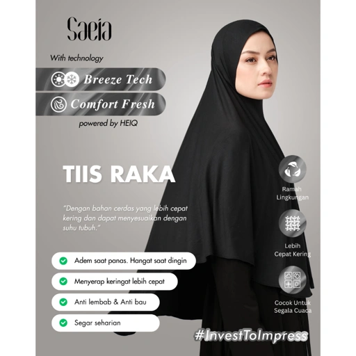 TIIS RAKA Hijab Instan