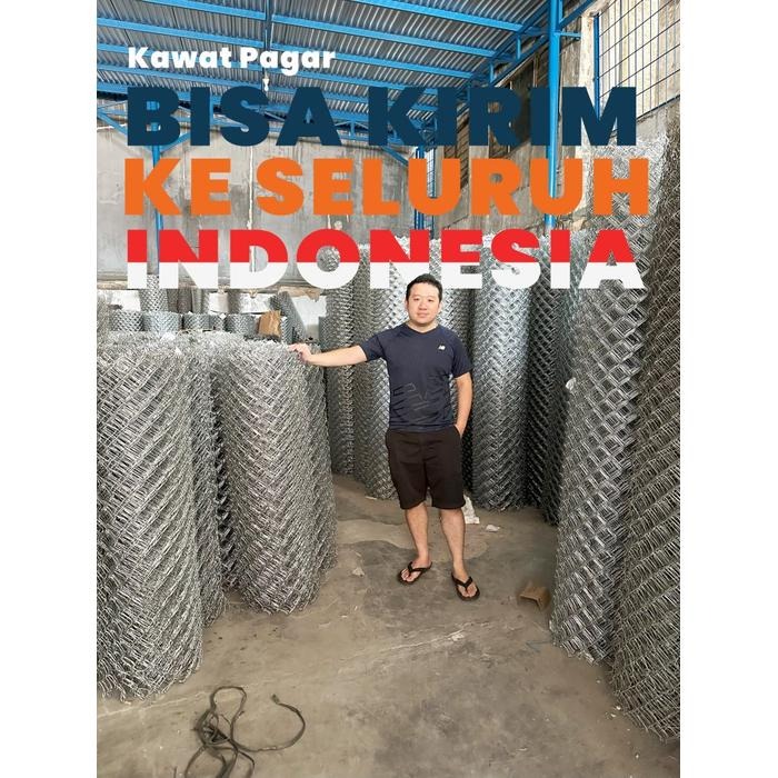 Kawat Harmonika / Kawat Pagar Galvanis BWG 10 & BWG 12 @25meter