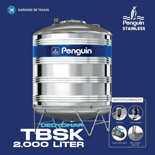 Tangki Air Stainless Penguin / Toren Tandon Water Tank Set Penguin