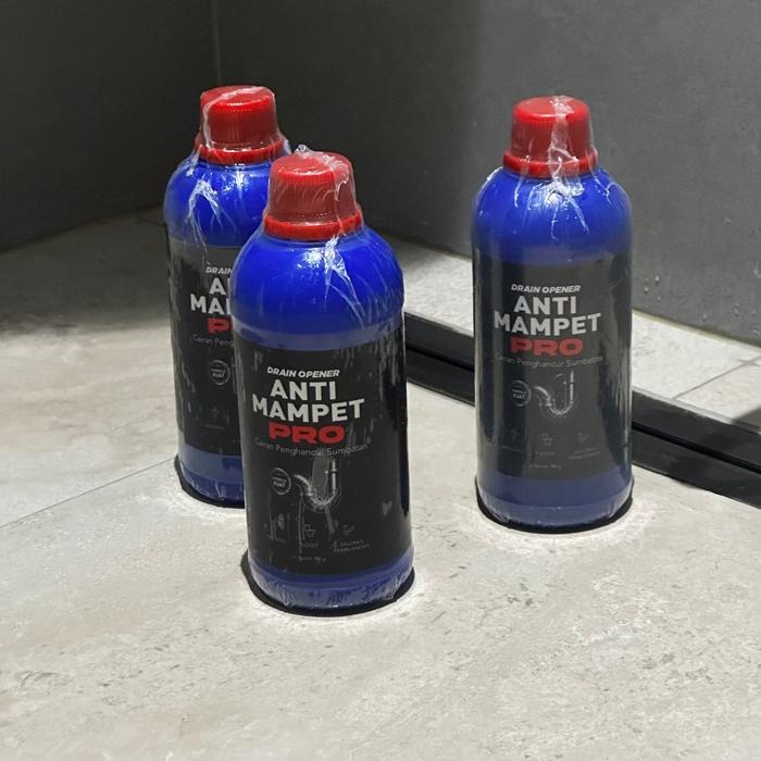 Anti Mampet PRO Cairan Penghancur Sumbatan Saluran Air Wastafel Kloset WC Drain Opener 700 gr