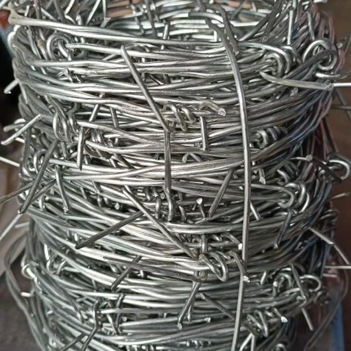 Kawat Duri Pagar Galvanis FULL 4kg (40 Meter) BWG 14 (2mm)