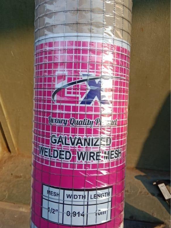 Kawat Loket PVC Hijau 1/4" 1/2" 1" X 10 meter X 90 cm