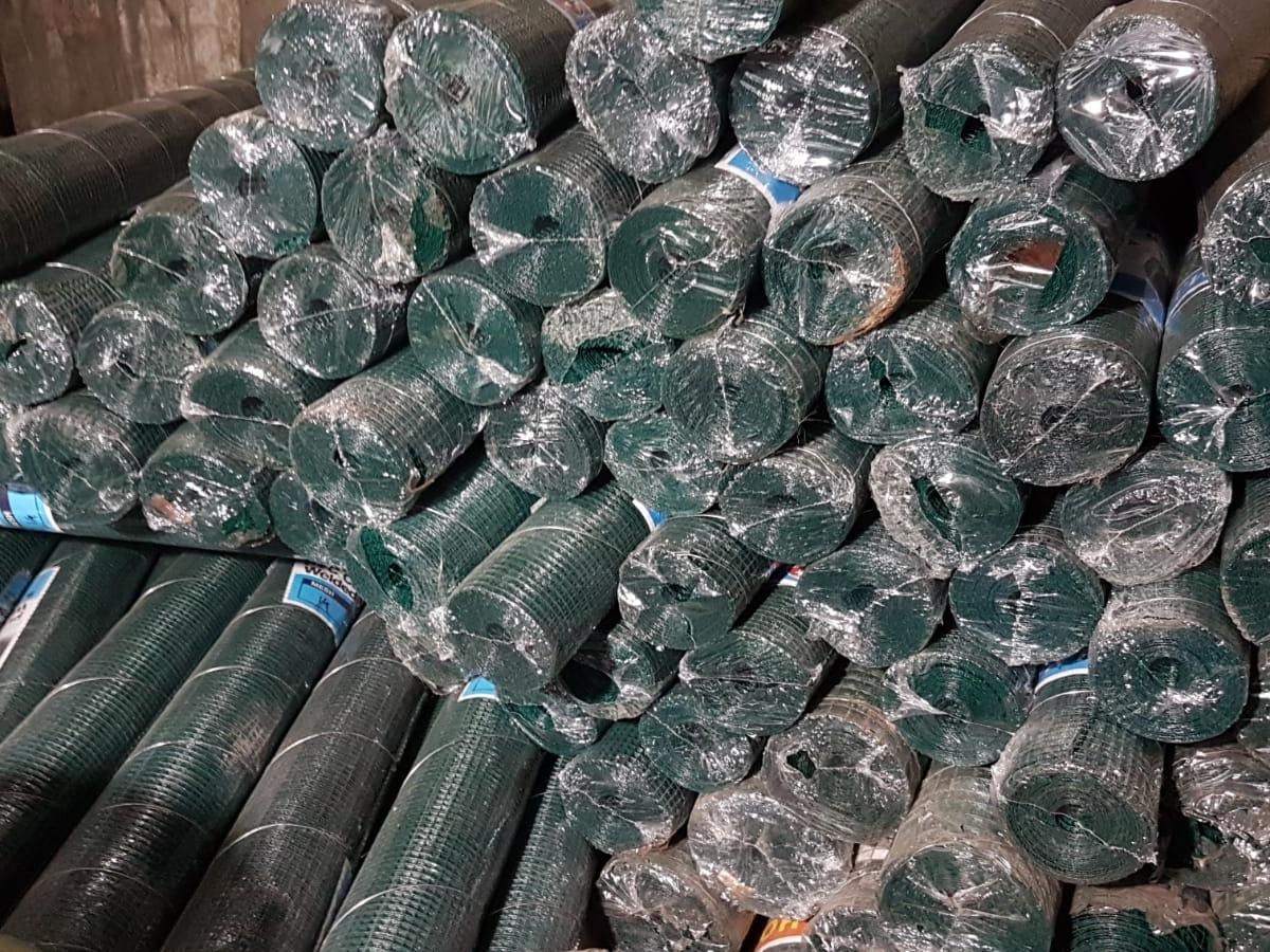 Kawat Loket PVC Hijau 1/4" 1/2" 1" X 10 meter X 90 cm